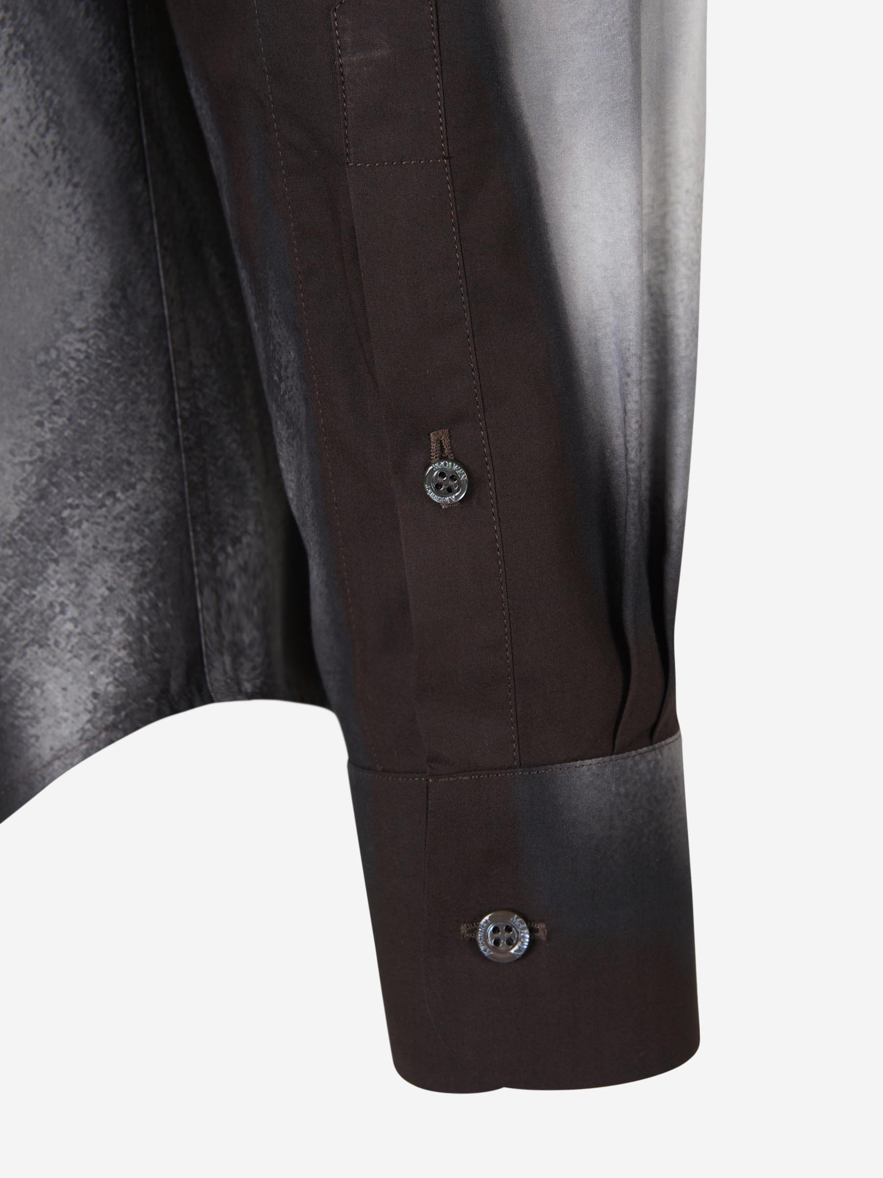 Alexander McQueen Camisa Estampada Algodón color Gris Oscuro sku 531-005974 01 - Foto 3