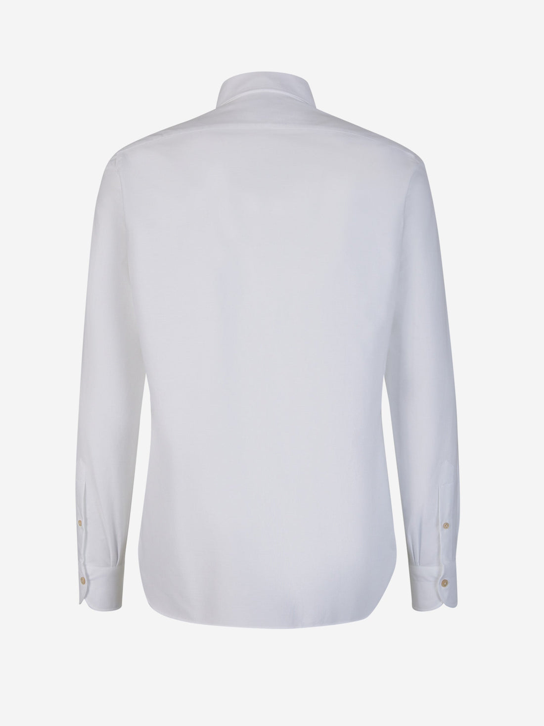 Borrelli Camisa Oxford Algodón color Blanco sku 531-006035 01 - Foto 2