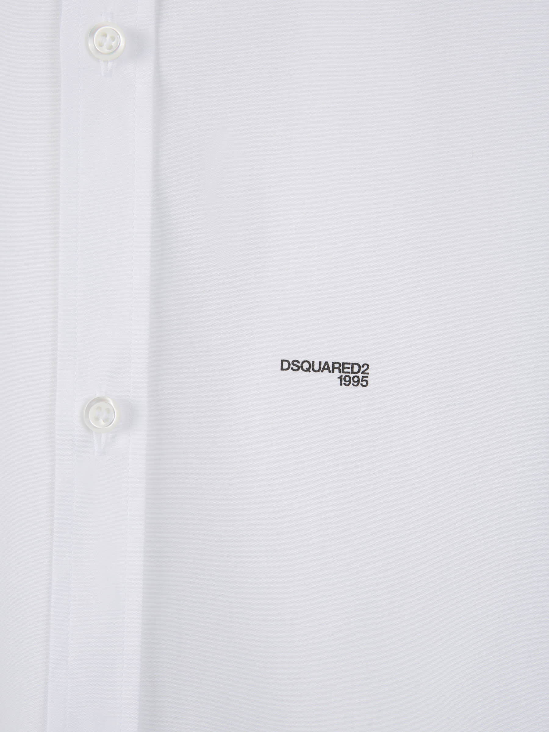 Dsquared2 Camisa Popelina Algodón color Blanco sku 531-006046 01 - Foto 4