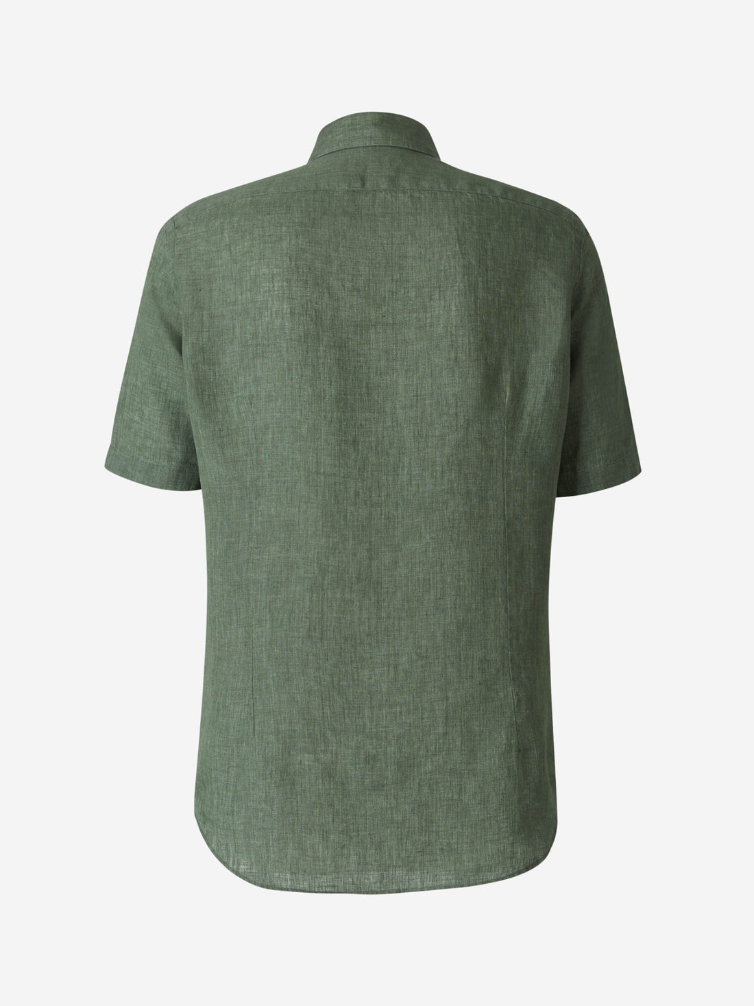 Santa Eulalia Camisa Manga Corta Lino color Verde Militar sku 532-000393 02 - Foto 2