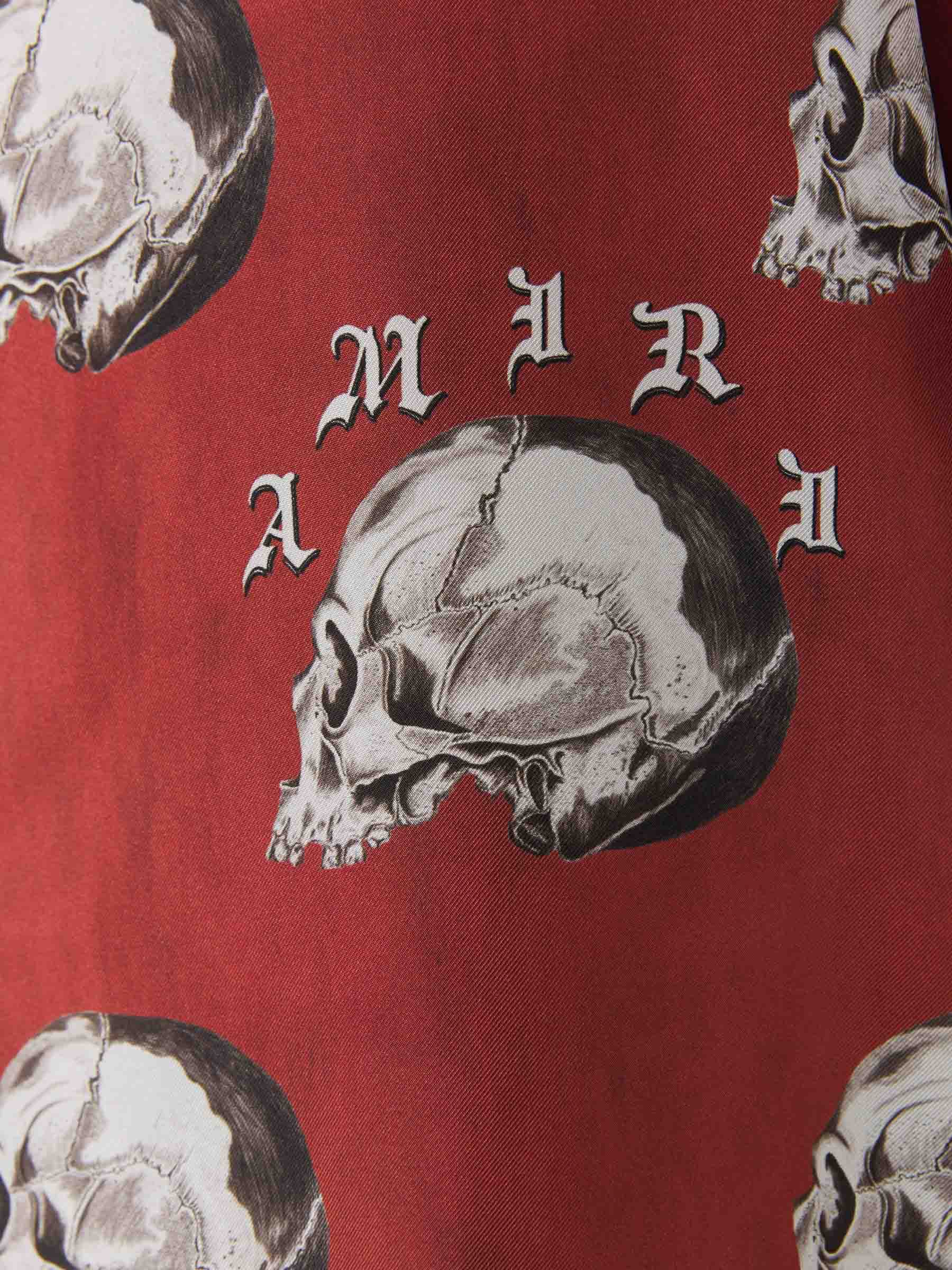 Amiri Camisa Estampado Calaveras color TERRACOTTA sku 532-000419 01 - Foto 4