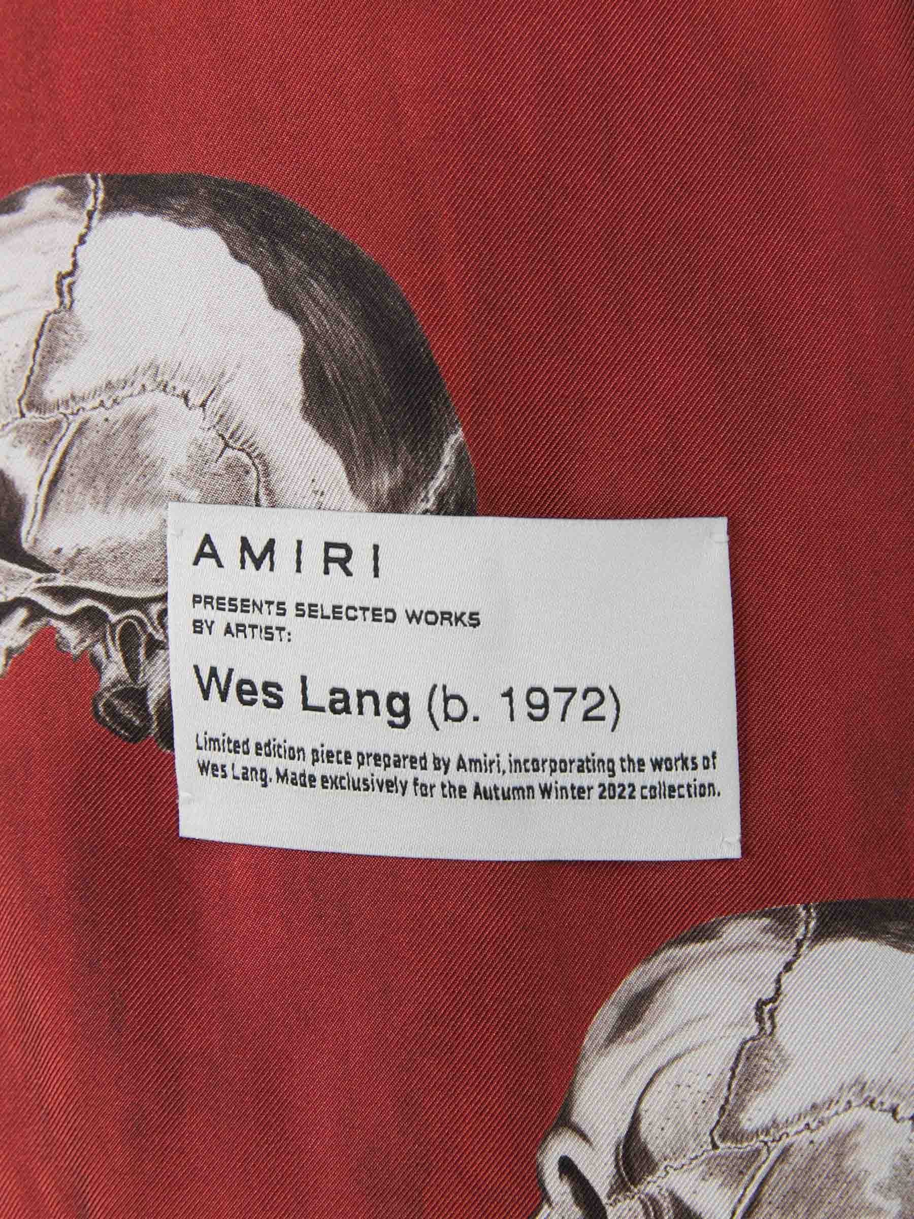 Amiri Camisa Estampado Calaveras color TERRACOTTA sku 532-000419 01 - Foto 5