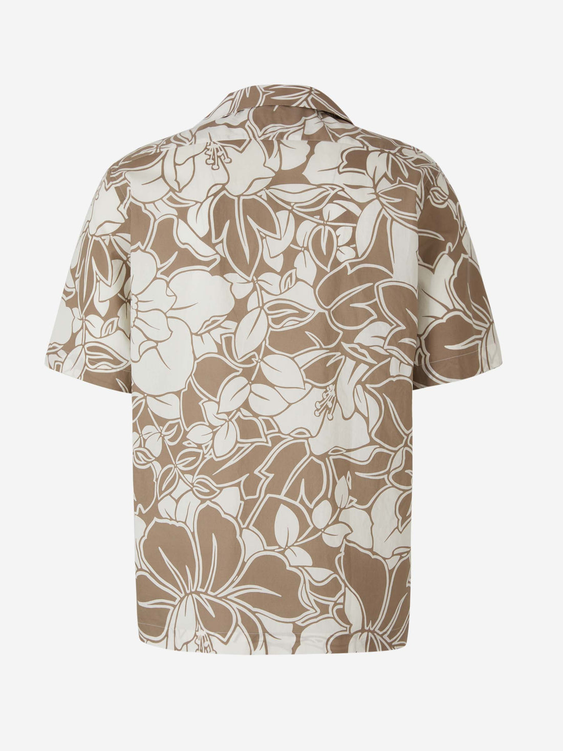 Lardini Camisa Motivo Floral color Topo sku 532-000447 01 - Foto 2