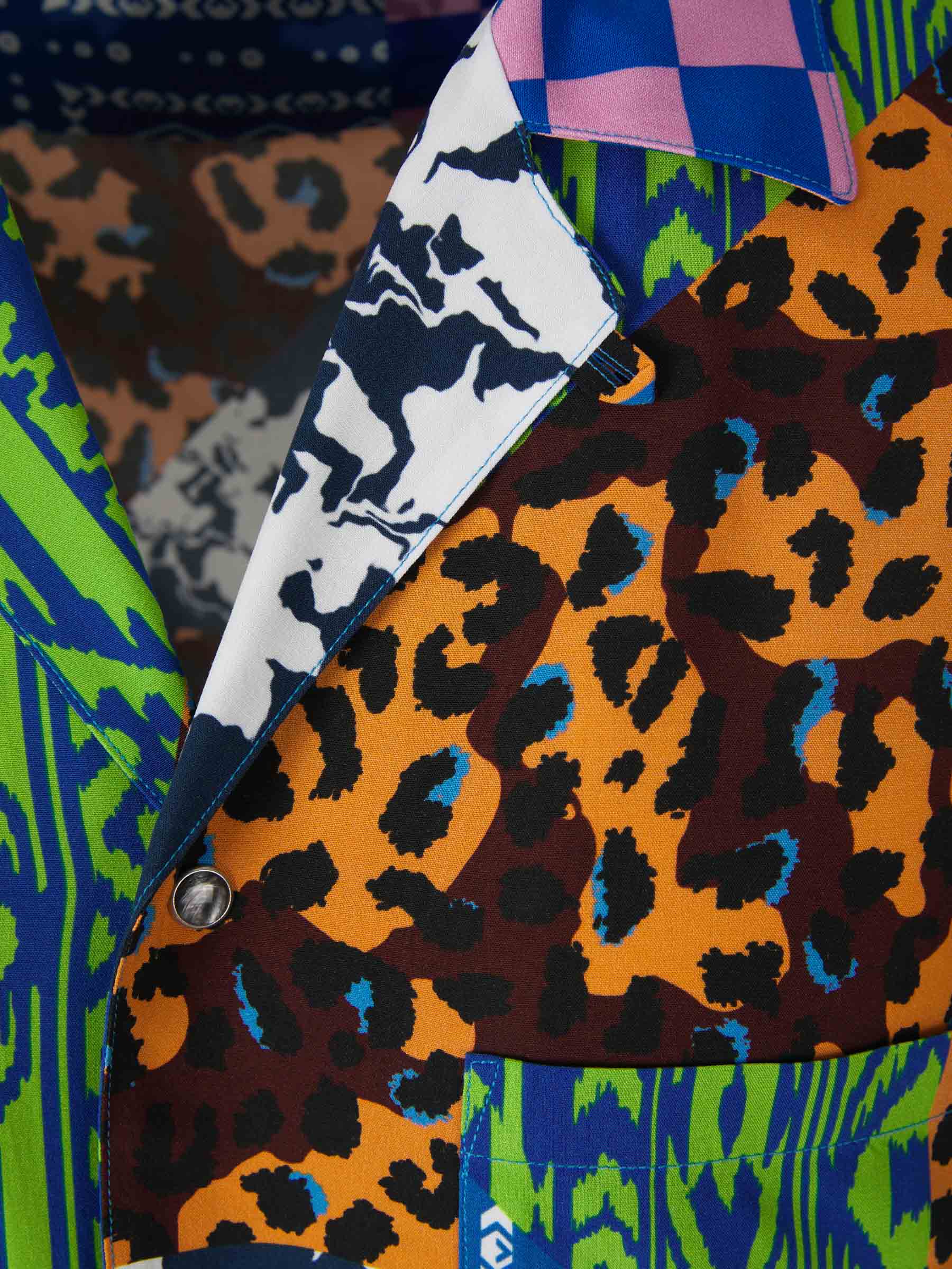 Marcelo Burlon Camisa Motivo Abstracto color Multicolor sku 532-000472 01 - Foto 3