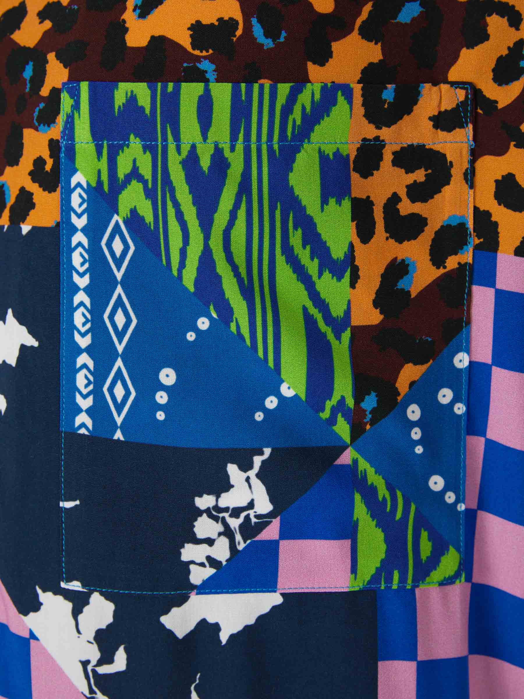Marcelo Burlon Camisa Motivo Abstracto color Multicolor sku 532-000472 01 - Foto 4