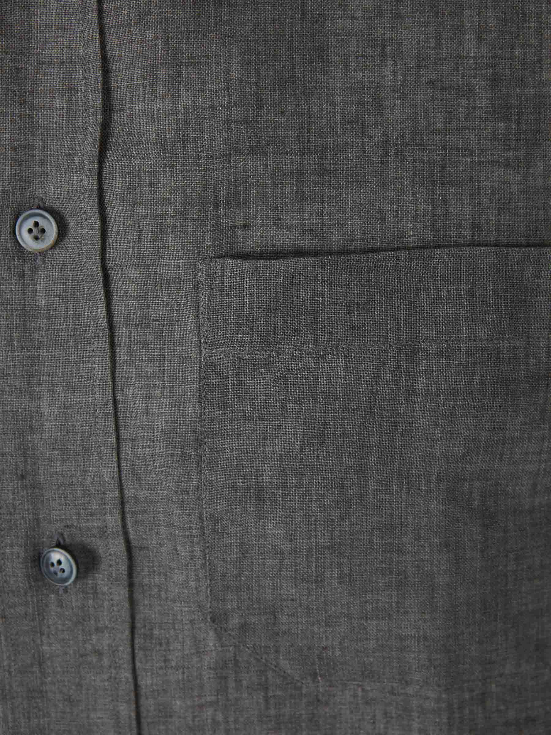 Santa Eulalia Camisa Manga Corta Lino color Gris Carbón sku 532-000482 03 - Foto 4