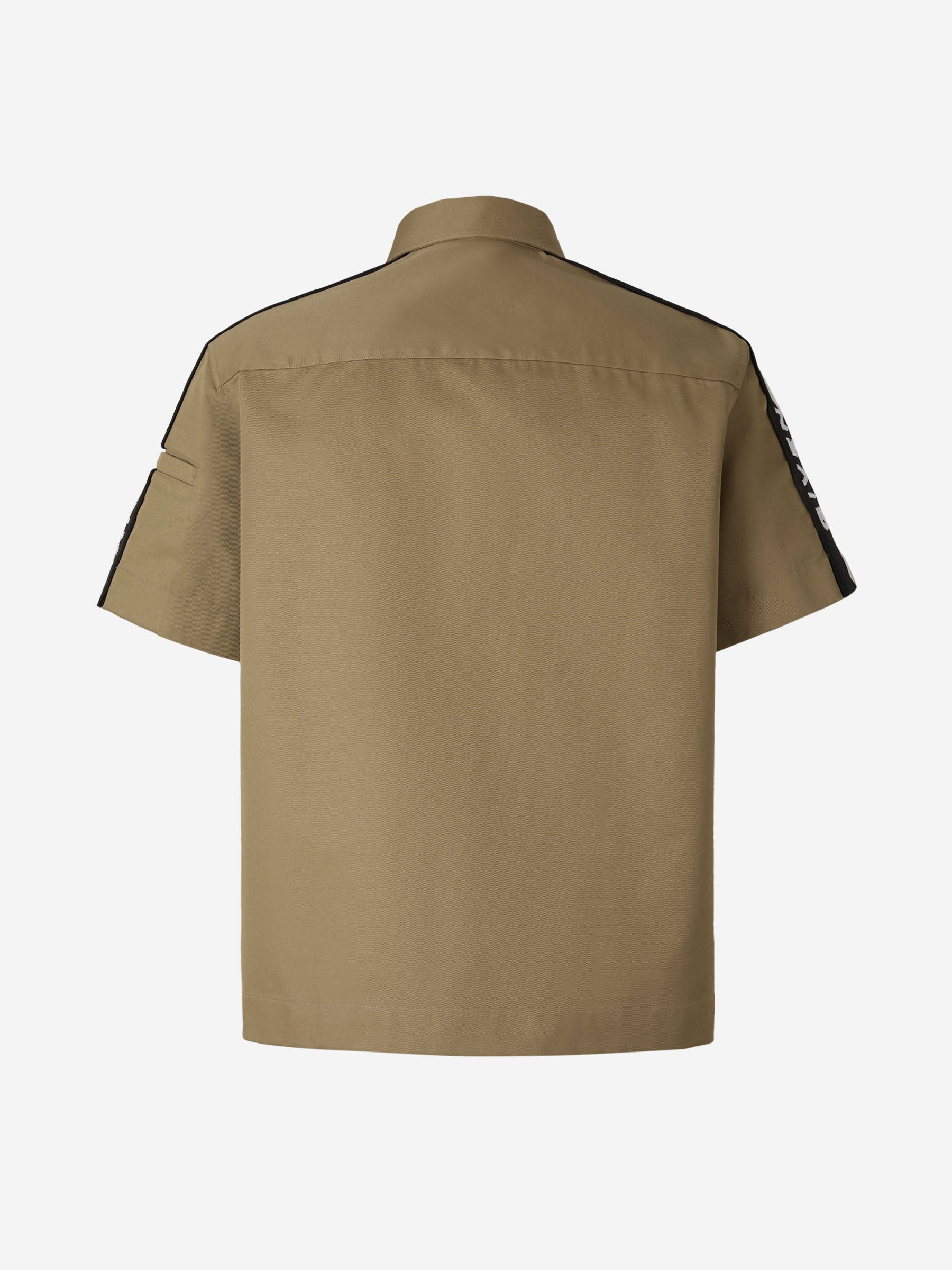 Givenchy Camisa Cremallera Logo color Verde Militar sku 532-000484 01 - Foto 2