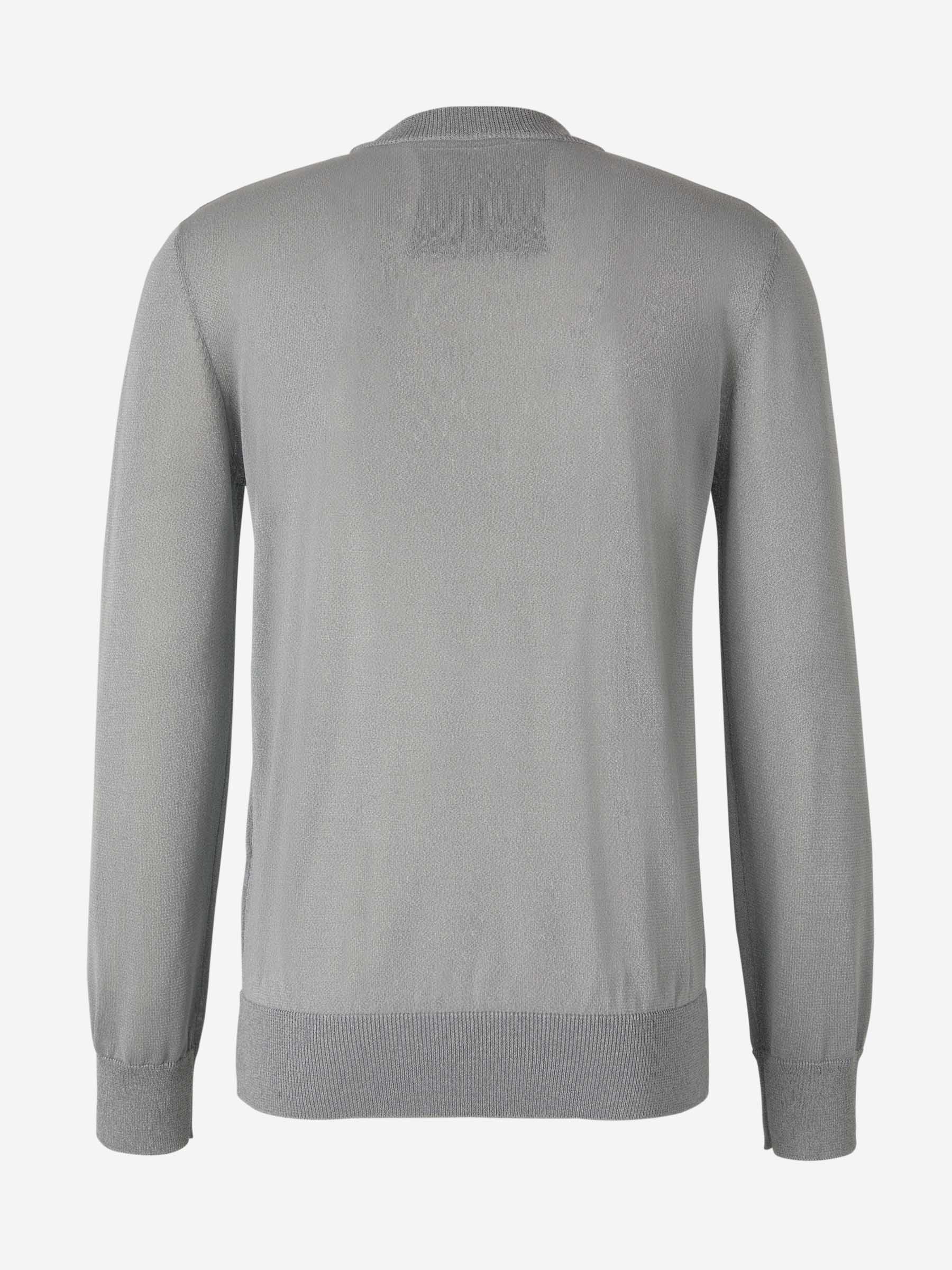 Outlet online Givenchy Hombre Jersey Logo Reflectante color Gris Claro sku 541-000098 01 - Foto 2