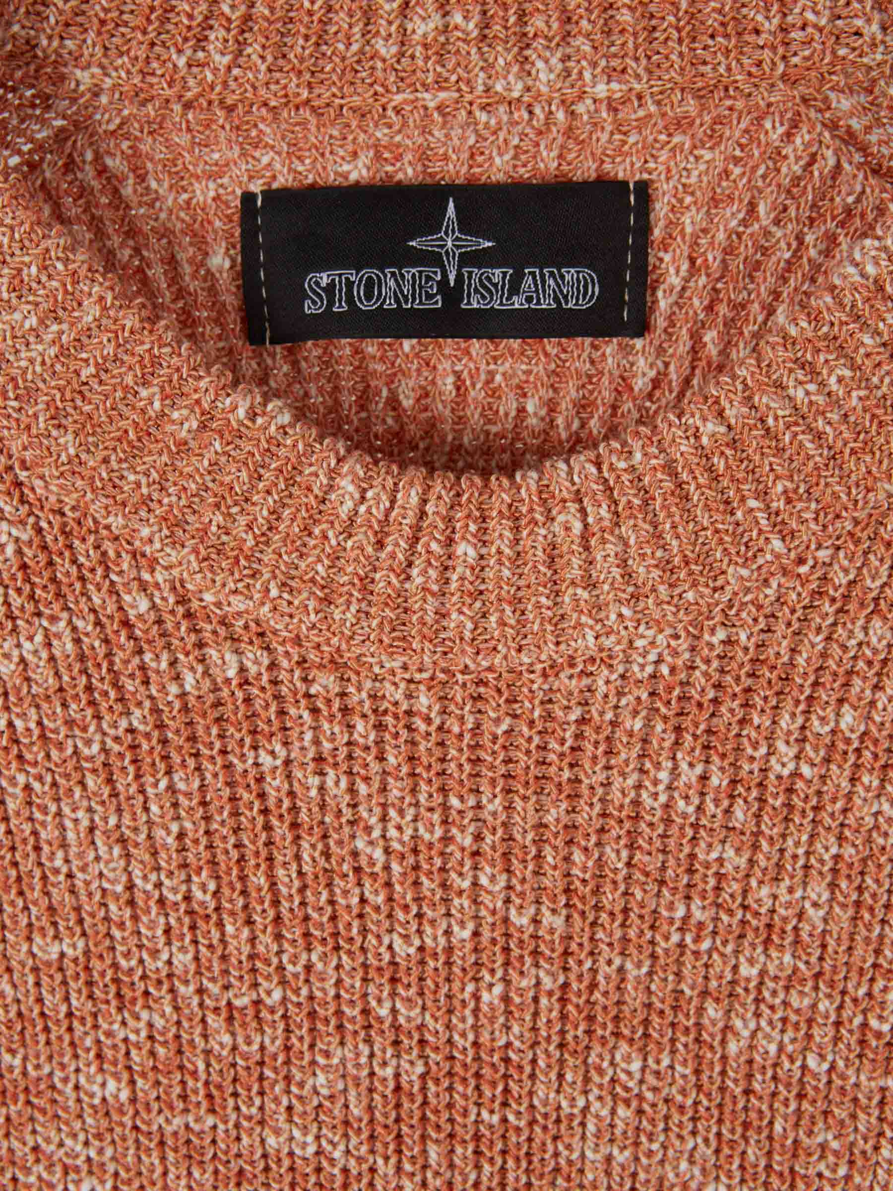 Outlet online Stone Island Shadow Project Hombre Jersey Canalé Logo color Salmón sku 541-000101 01 - Foto 3
