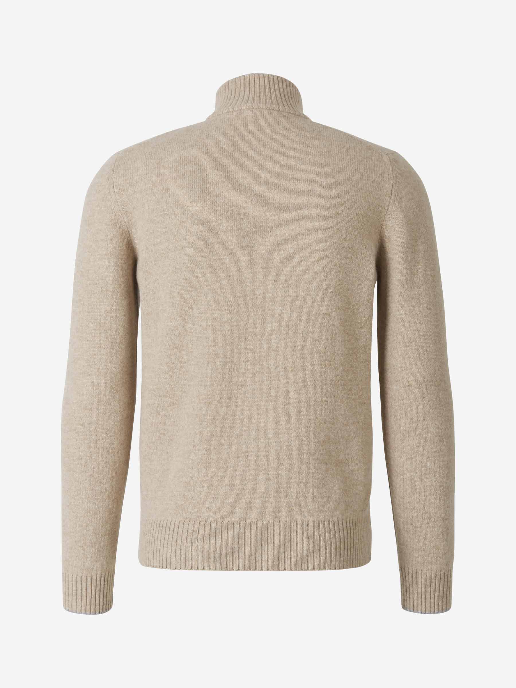 Santa Eulalia Cárdigan Cuello Contraste Lana color Verde Claro sku 542-002002 03 - Foto 2