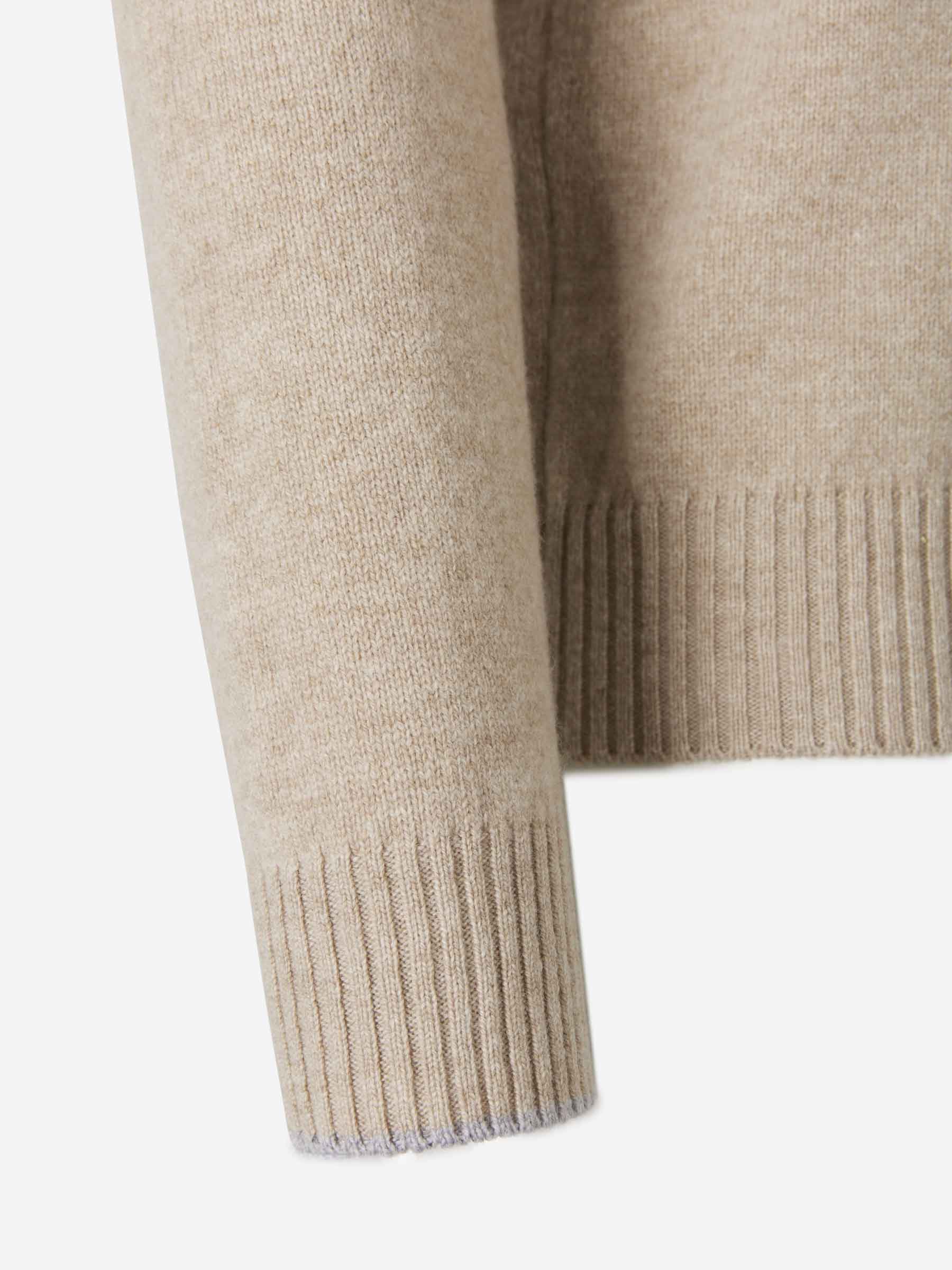 Santa Eulalia Cárdigan Cuello Contraste Lana color Verde Claro sku 542-002002 03 - Foto 4