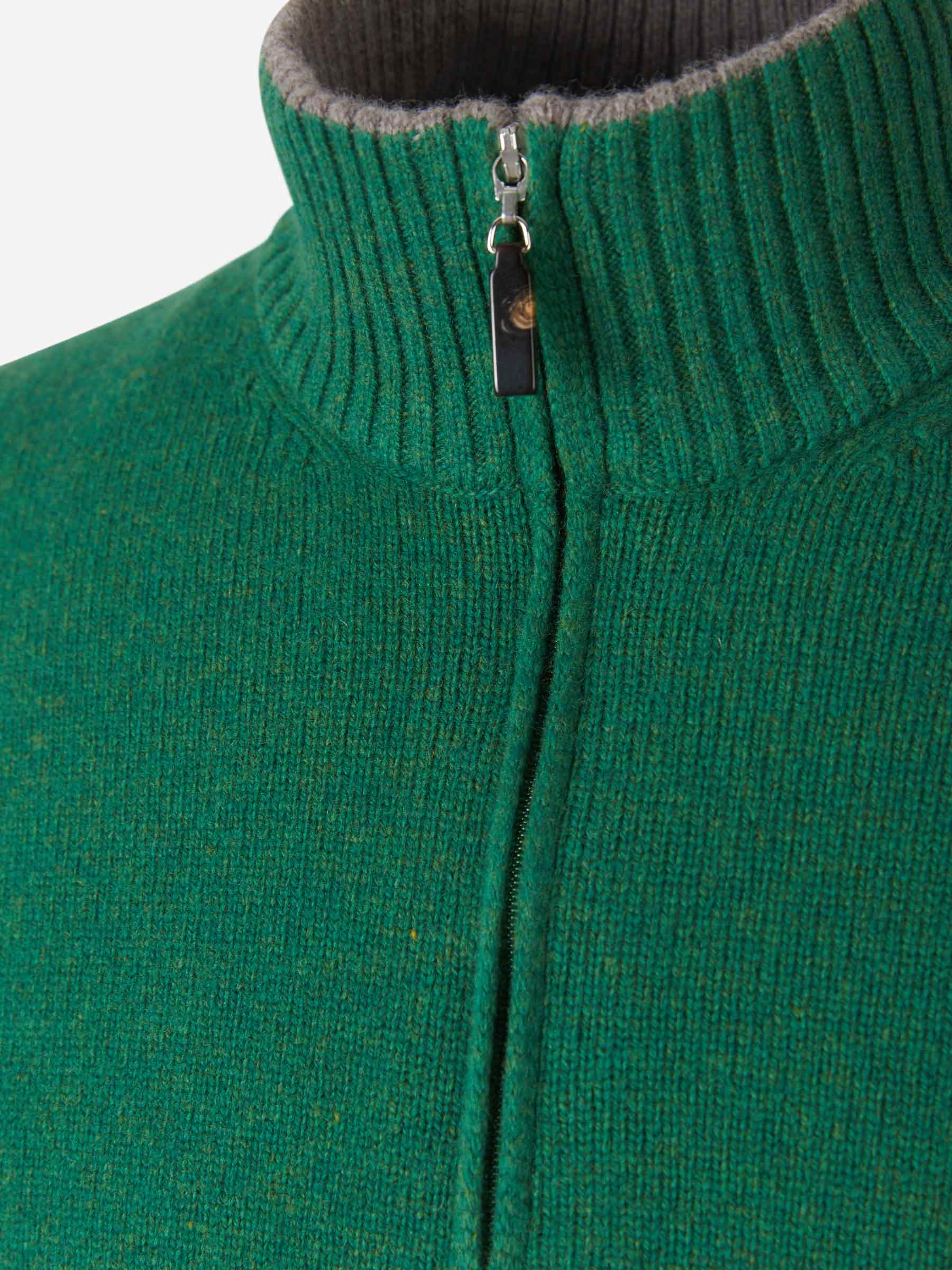 Santa Eulalia Cárdigan Cuello Contraste Lana color Verde Claro sku 542-002002 03 - Foto 7