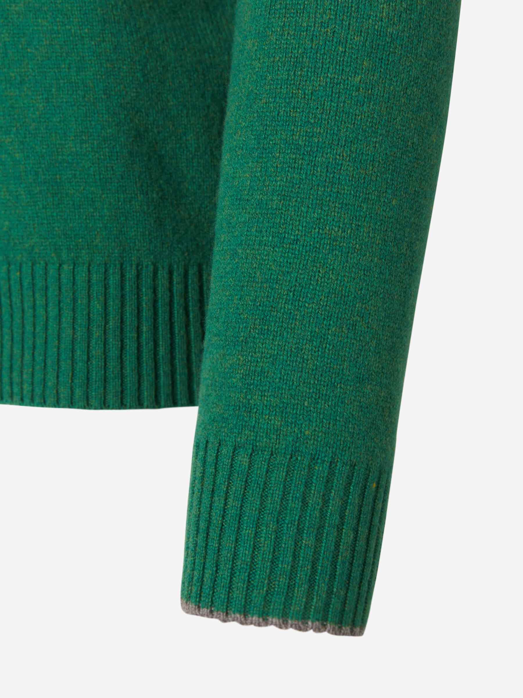 Santa Eulalia Cárdigan Cuello Contraste Lana color Verde Claro sku 542-002002 03 - Foto 8