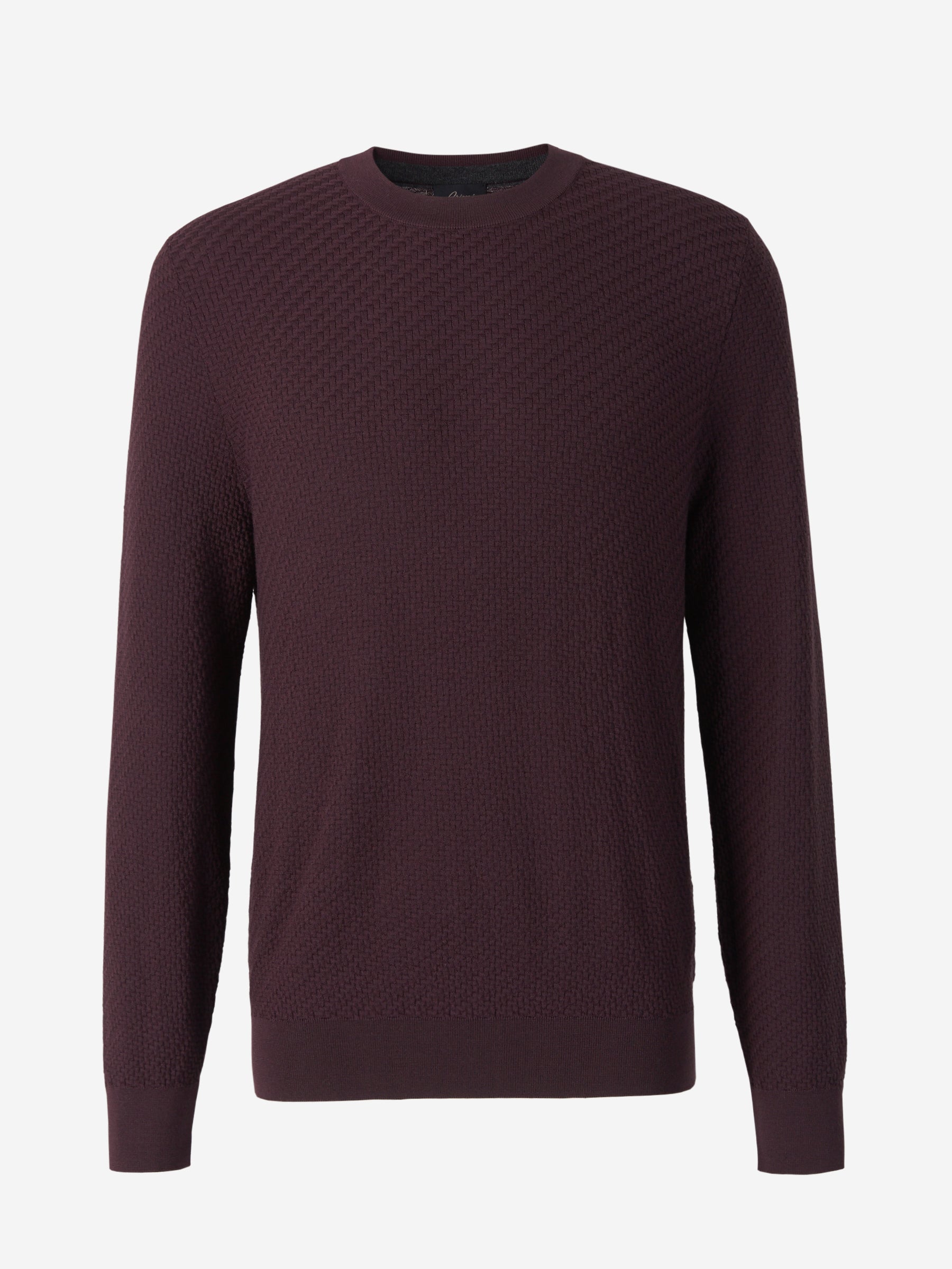 Brioni Jersey Punto Lana color Burdeos sku 542-002114 02 - Foto 1