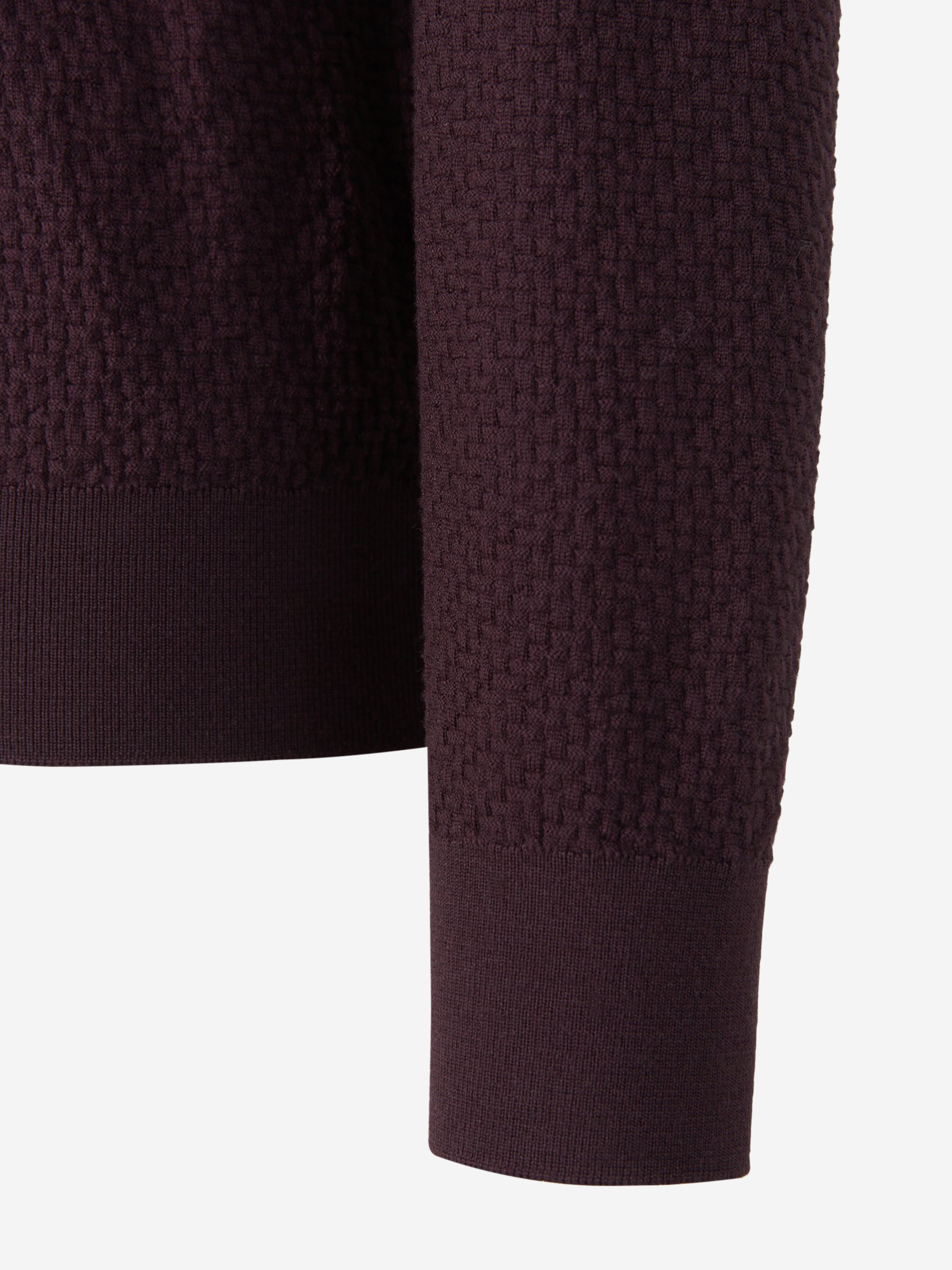 Brioni Jersey Punto Lana color Burdeos sku 542-002114 02 - Foto 4