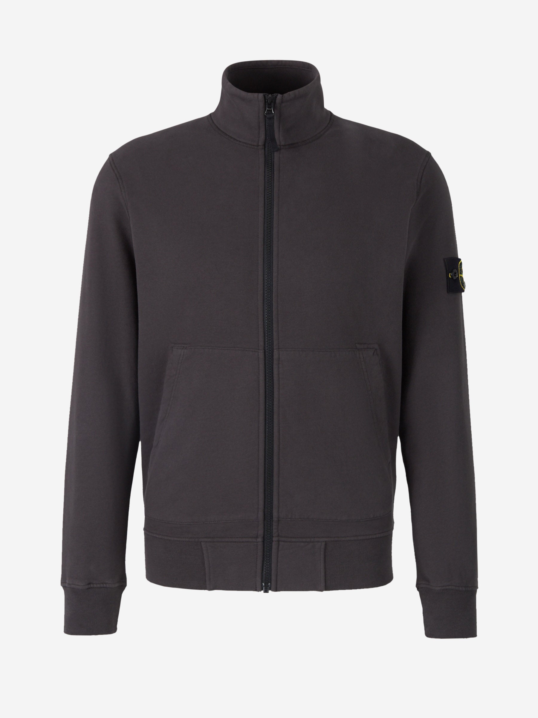 Stone Island Sudadera Cremallera Algodón color Gris Carbón sku 542-002163 02 - Foto 1