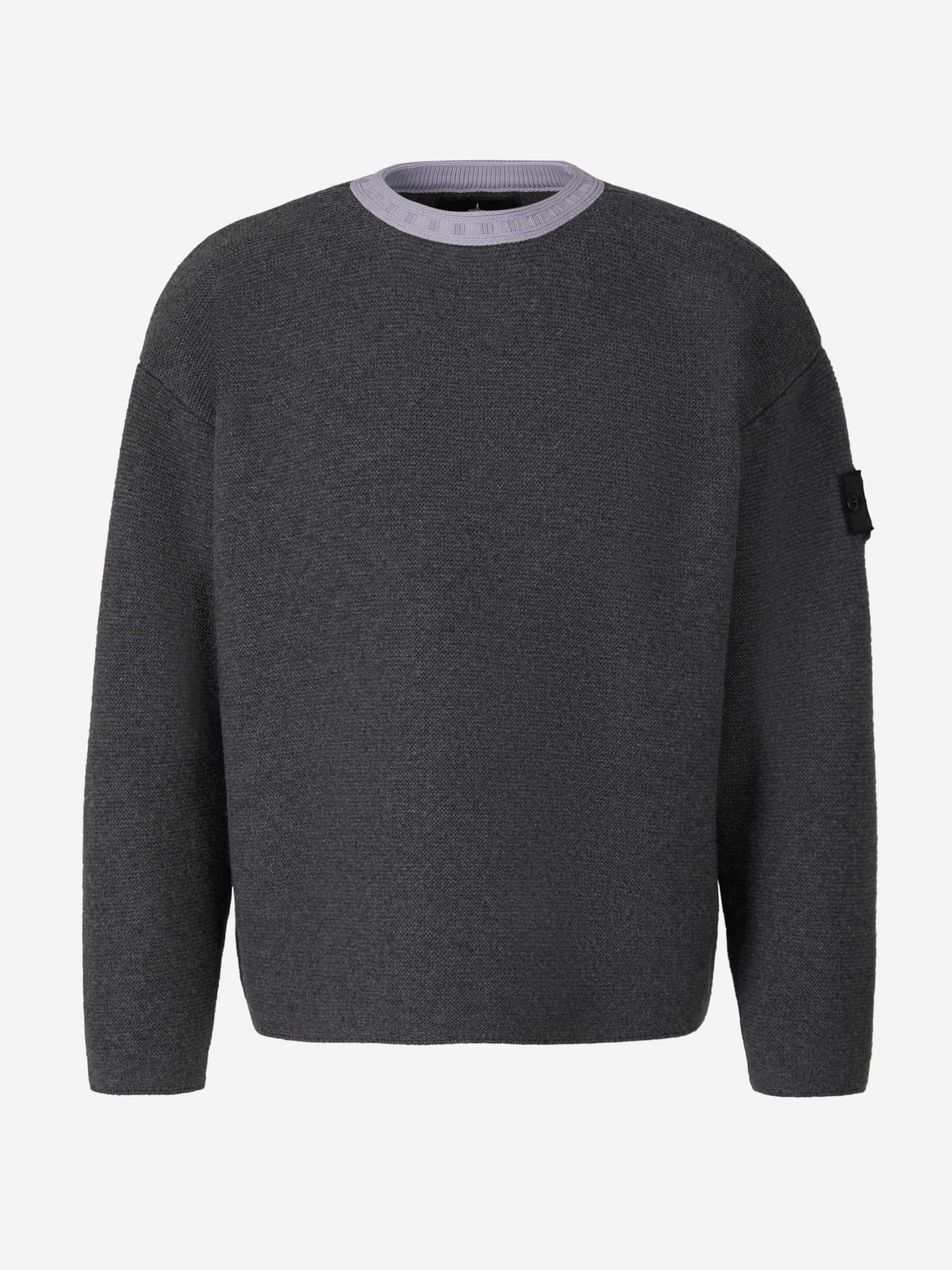 Outlet online Stone Island Shadow Project Hombre Jersey Punto Lana color Gris Carbón sku 542-002166 01 - Foto 1