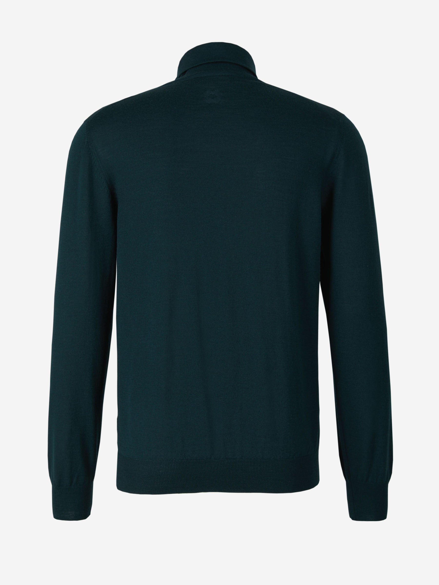 Outlet online Lardini Hombre Jersey Cuello Alto Lana color Verde Oscuro sku 542-002202 01 - Foto 2