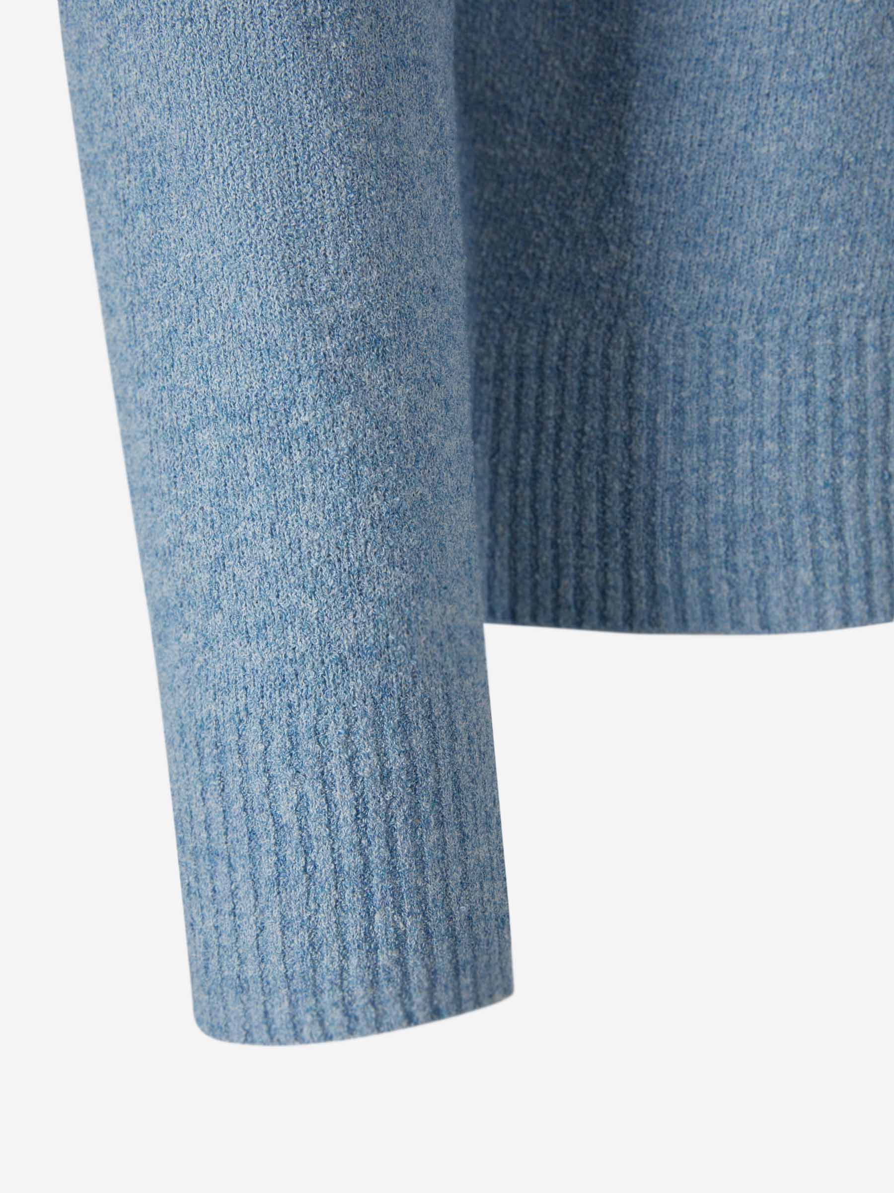 Outlet online Zanone Hombre Jersey Punto Algodón color Azul Cielo sku 542-002216 01 - Foto 4