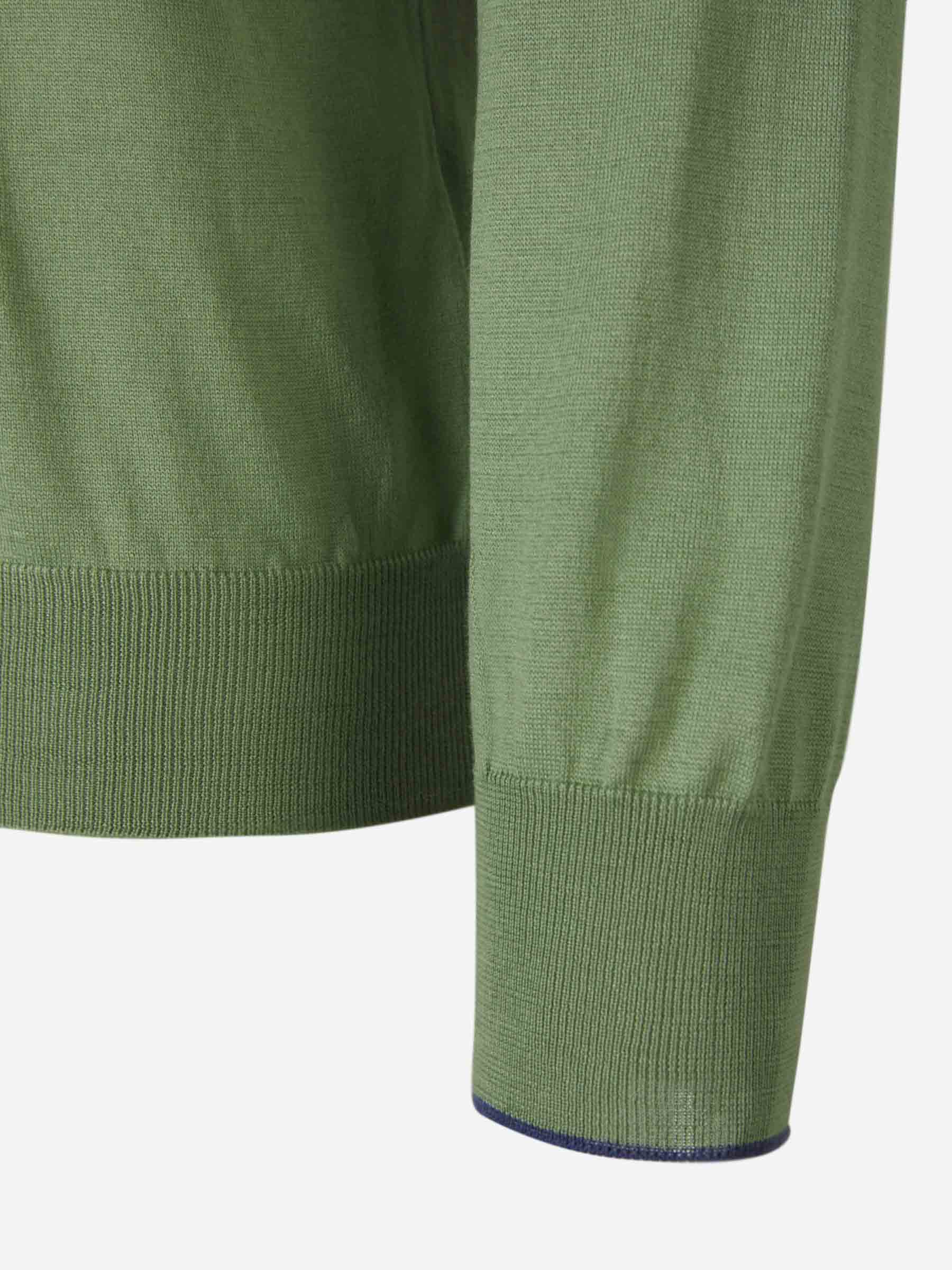 Santa Eulalia Jersey Algodón y Seda color Verde Militar sku 542-002217 02 - Foto 12