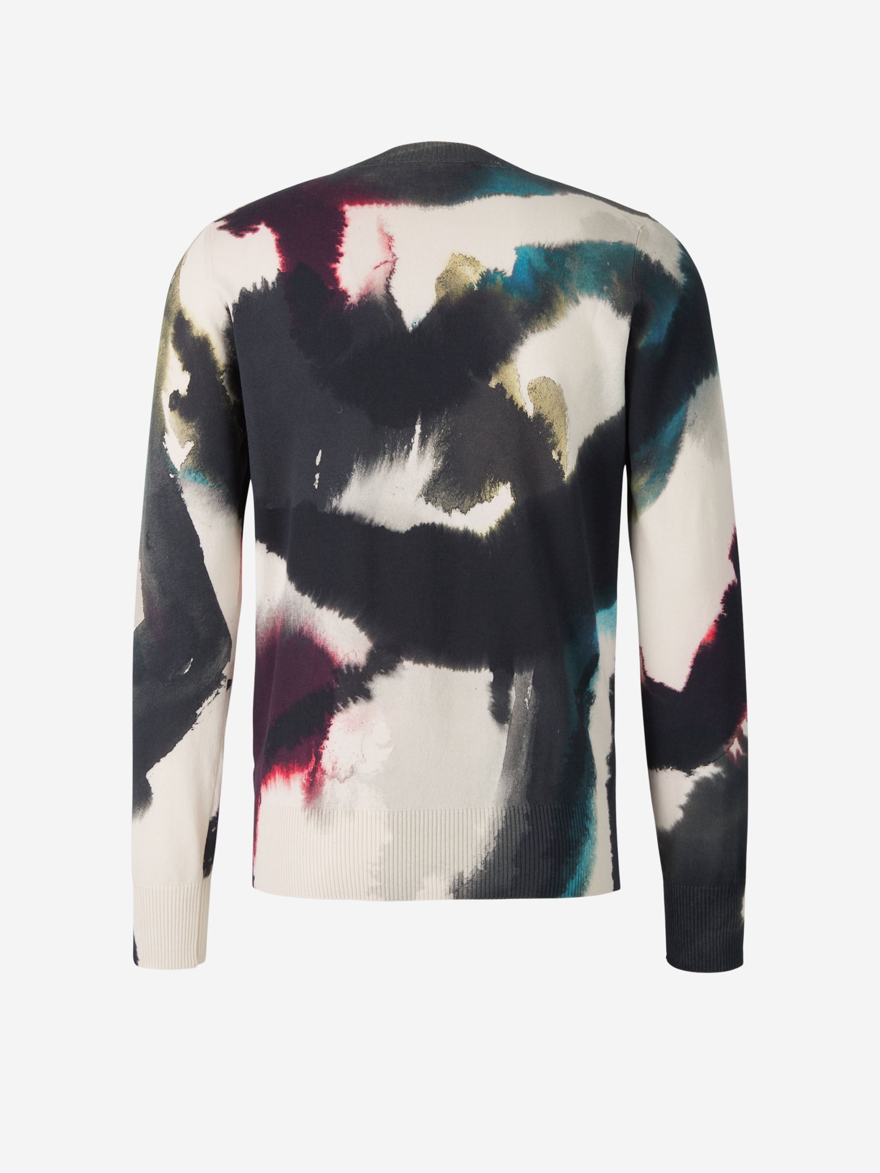 Alexander McQueen Jersey Acuarelas Algodón color Multicolor sku 542-002226 01 - Foto 2