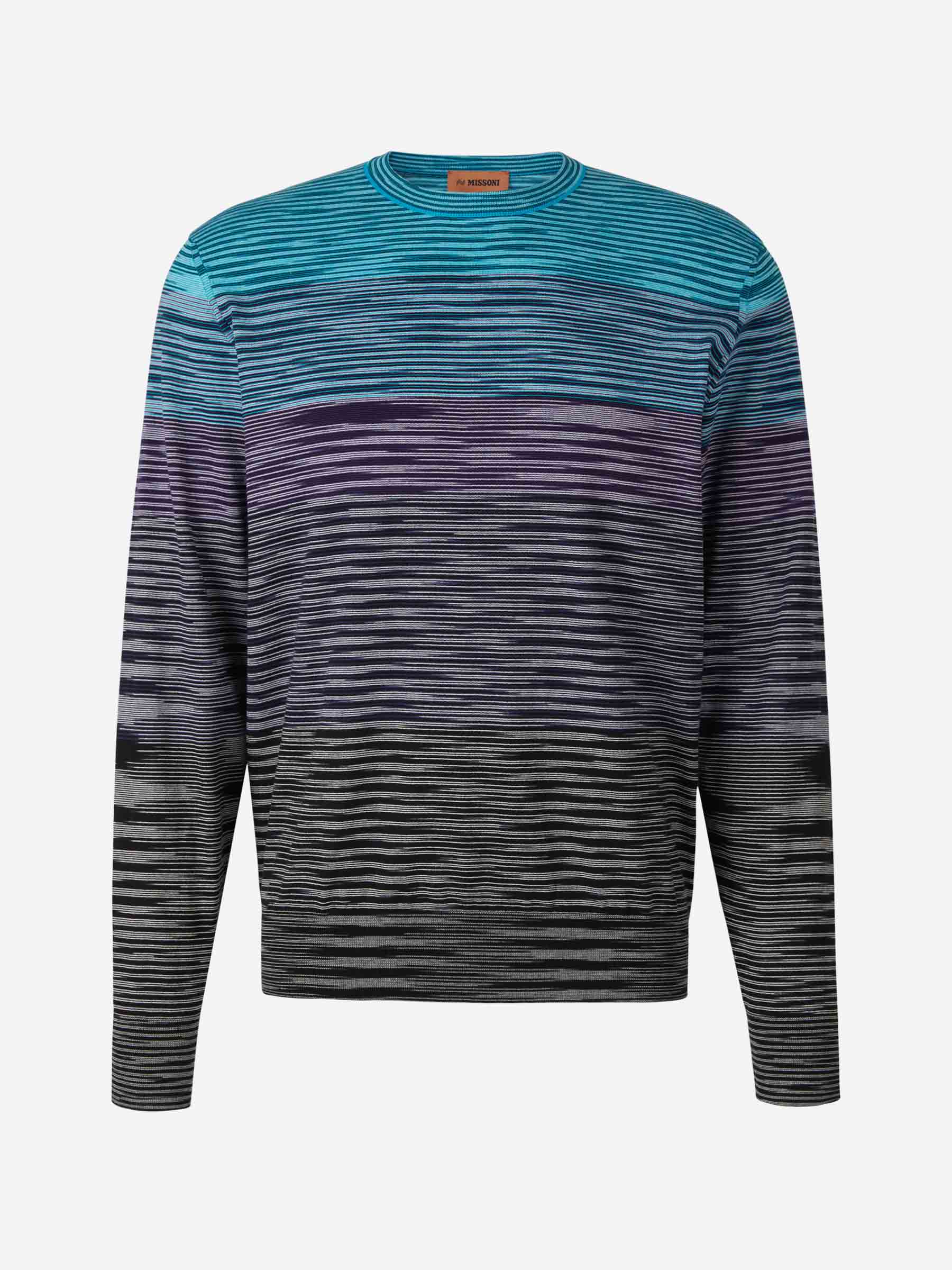 Outlet online Missoni Hombre Jersey Motivo Rayas color Azul Cielo sku 542-002230 00 - Foto 1
