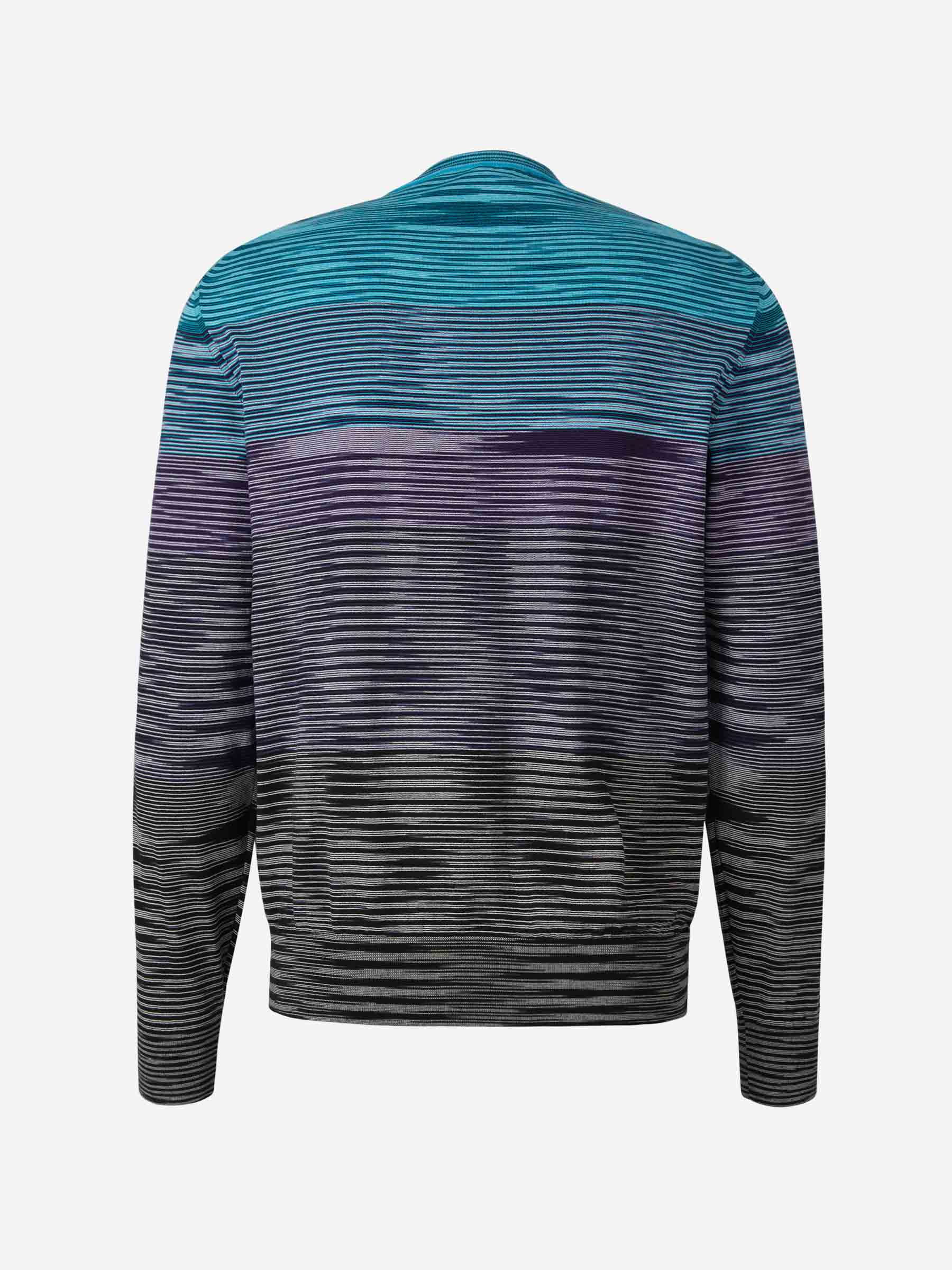 Outlet online Missoni Hombre Jersey Motivo Rayas color Azul Cielo sku 542-002230 00 - Foto 2