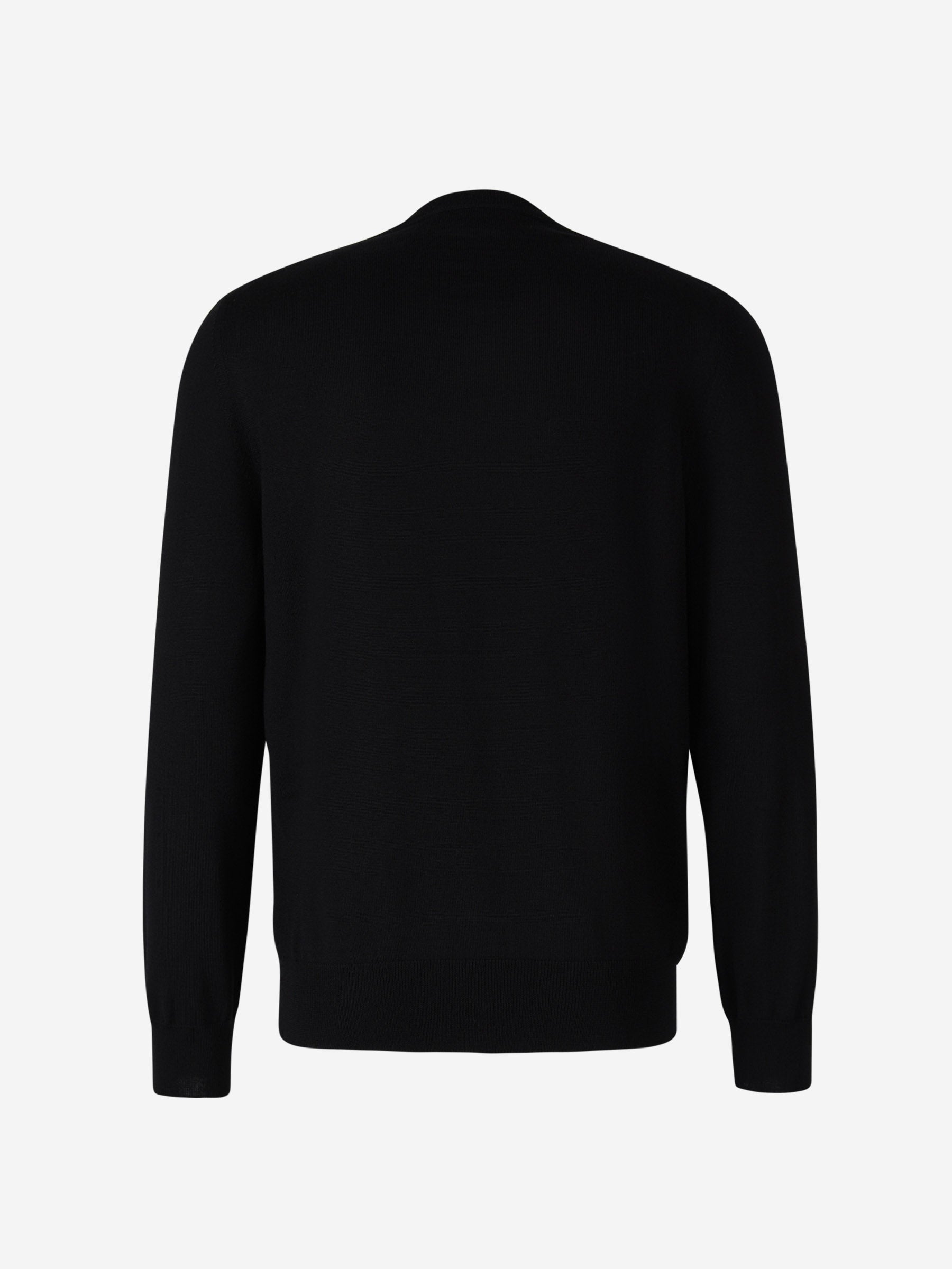 Outlet online Alexander McQueen Hombre Jersey Logo Metálico color Negro sku 542-002247 01 - Foto 2