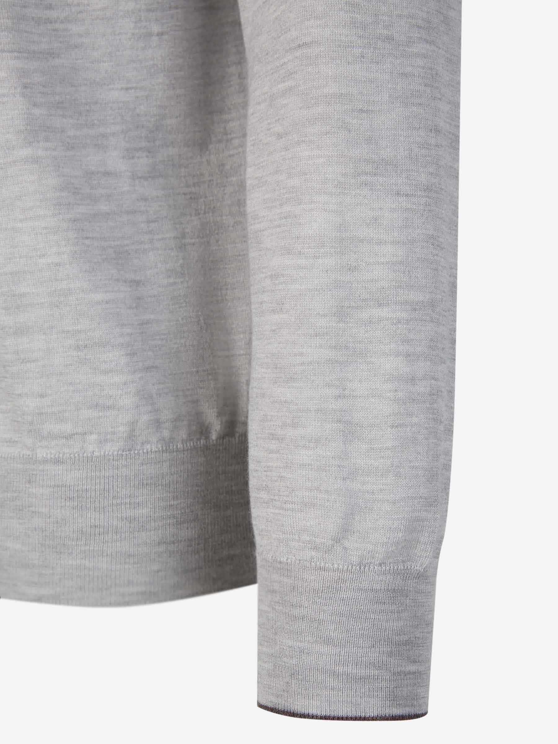 Cruciani Jersey Cashmere Y Seda color Gris Claro sku 542-002306 01 - Foto 3