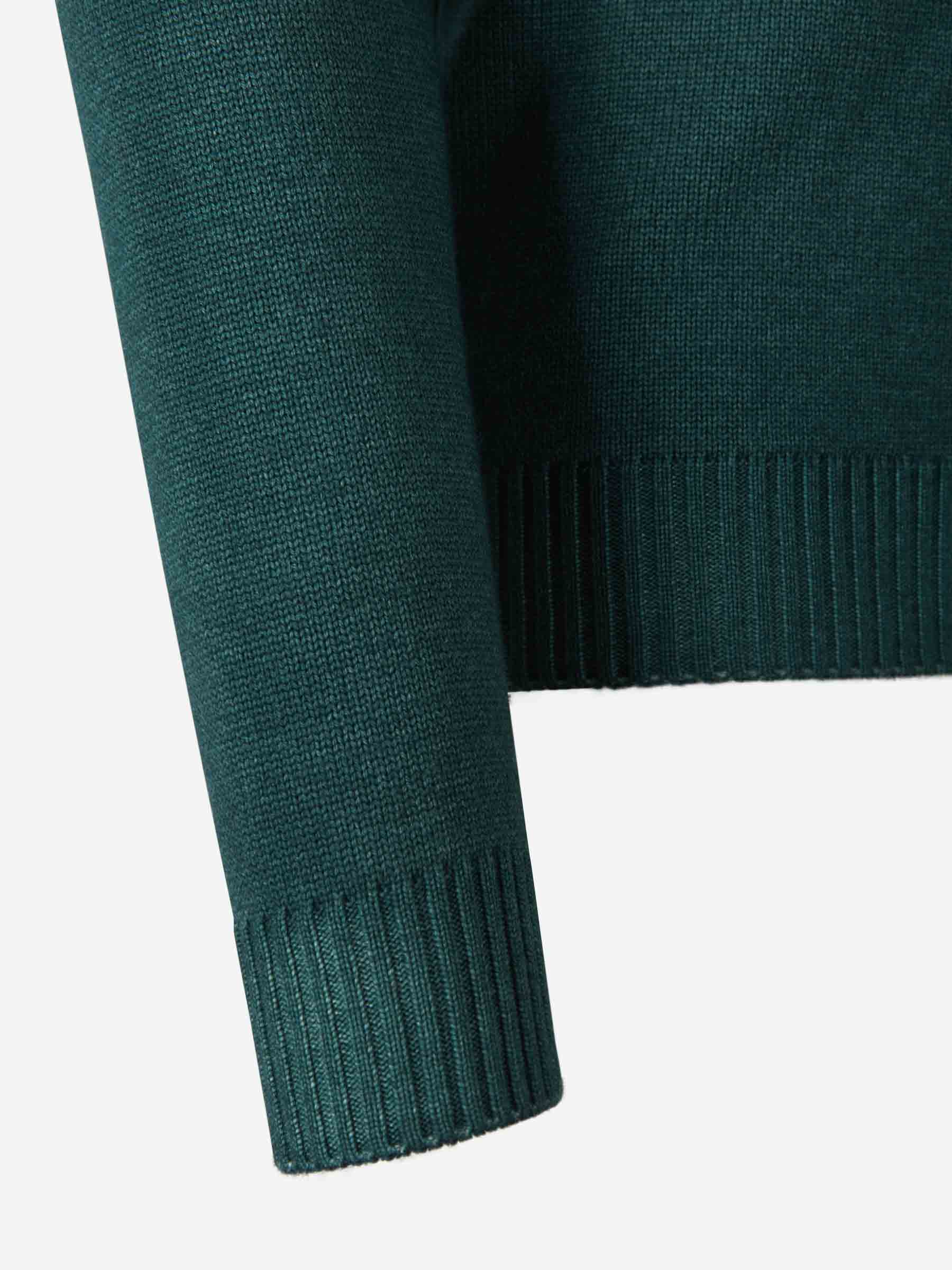 Borrelli Cárdigan Lana Cremallera color Verde Azulado sku 543-000810 01 - Foto 4