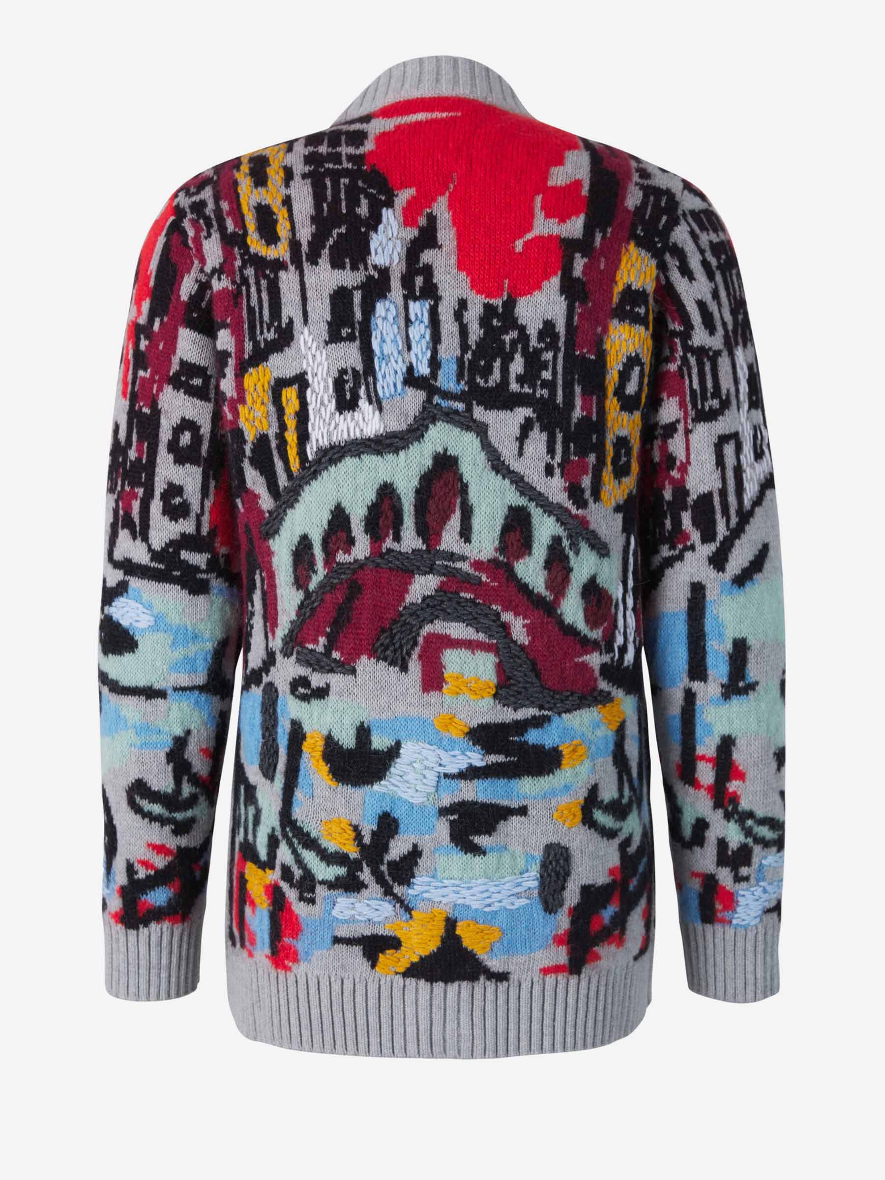 Missoni Cárdigan Punto Bordado color Gris Claro sku 543-000866 01 - Foto 2