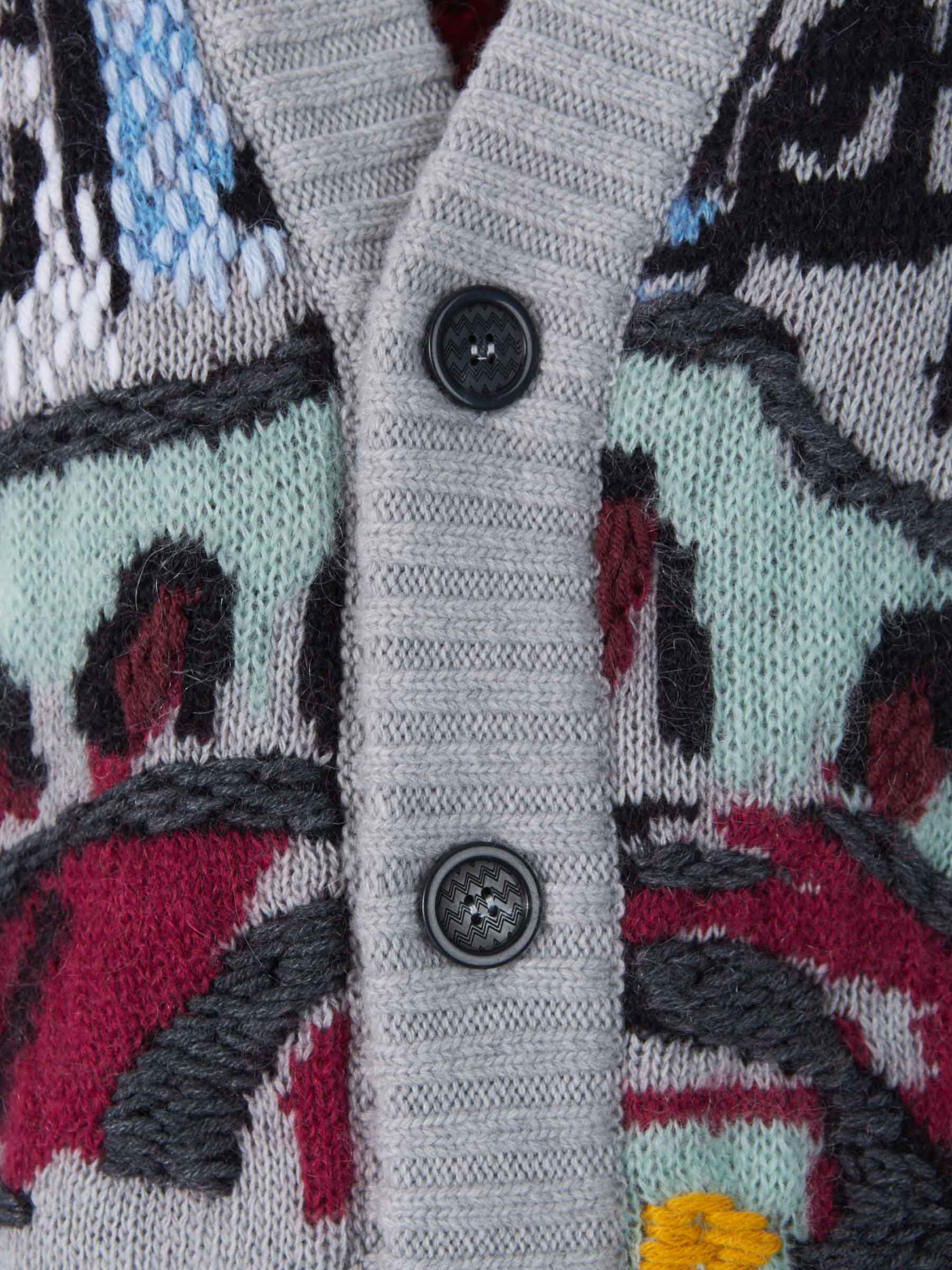 Missoni Cárdigan Punto Bordado color Gris Claro sku 543-000866 01 - Foto 3