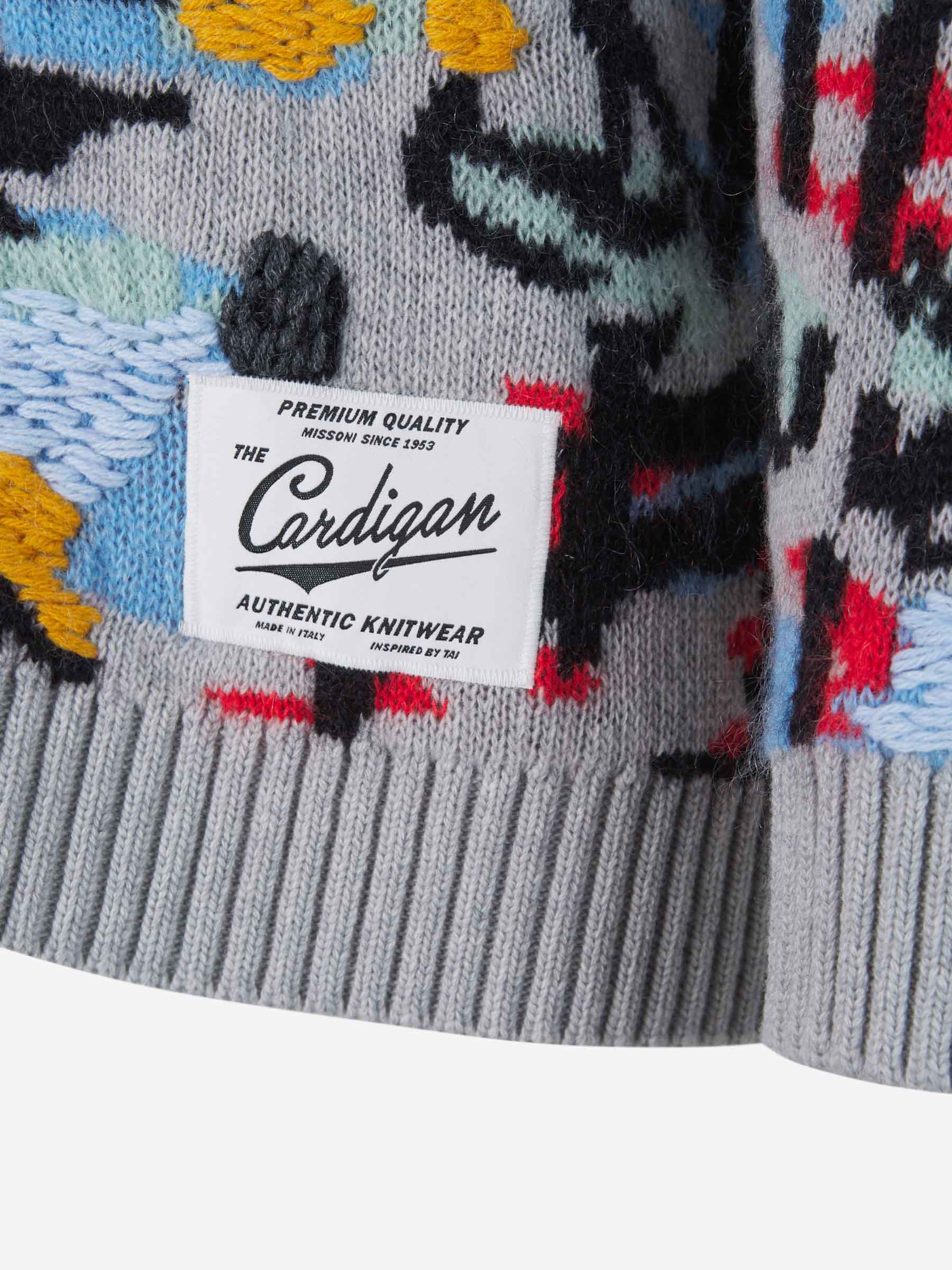 Missoni Cárdigan Punto Bordado color Gris Claro sku 543-000866 01 - Foto 4