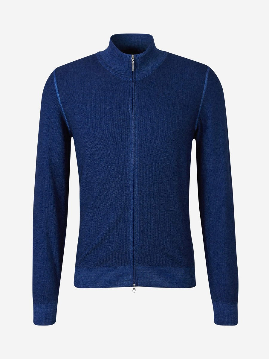 Santa Eulalia Cárdigan Punto Lana color Azul Denim sku 543-000886 02 - Foto 1