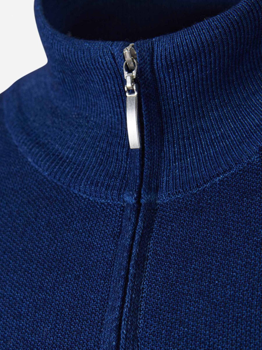 Santa Eulalia Cárdigan Punto Lana color Azul Denim sku 543-000886 02 - Foto 3