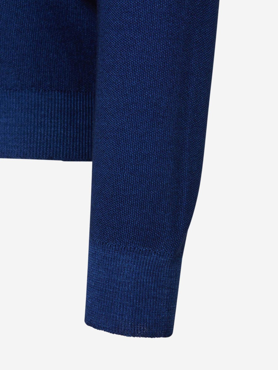 Santa Eulalia Cárdigan Punto Lana color Azul Denim sku 543-000886 02 - Foto 4