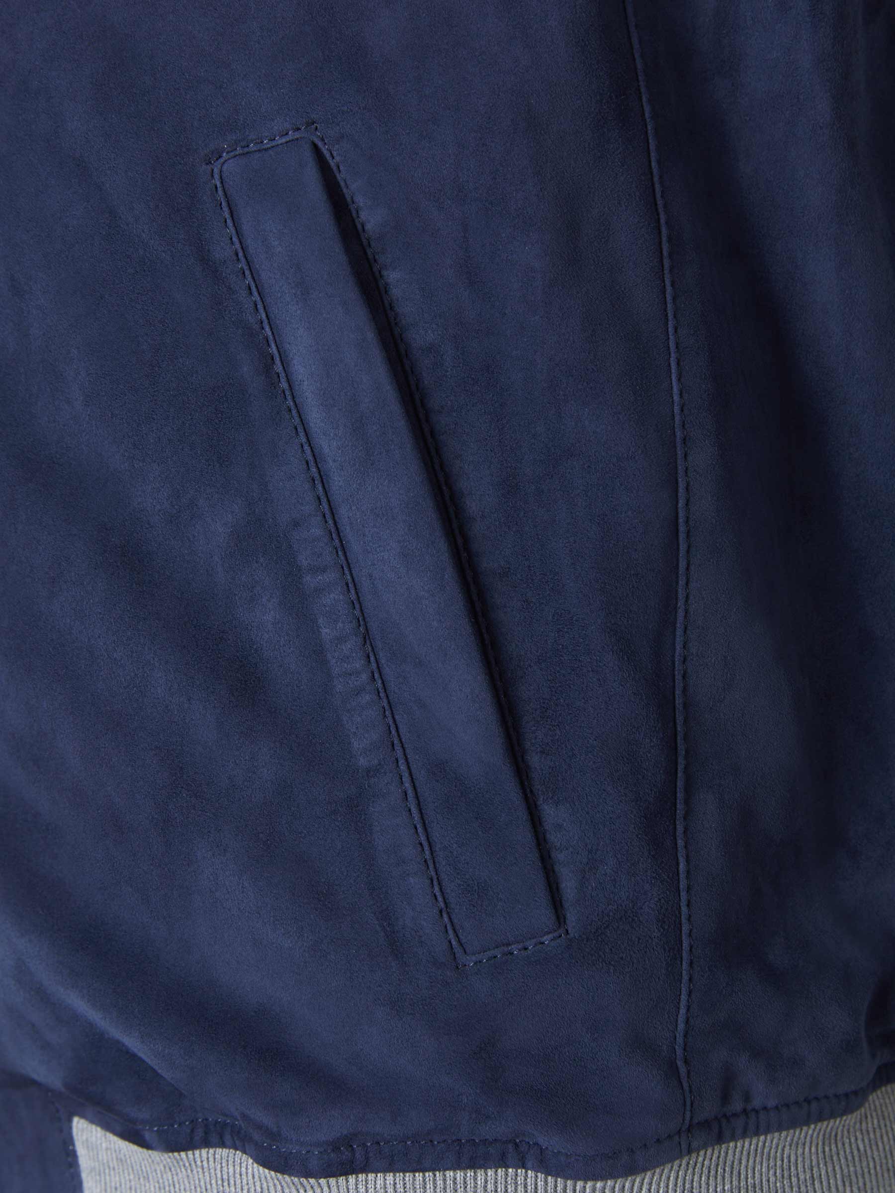 Santa Eulalia Chaleco Capucha Piel color Azul Marino sku 544-000407 01 - Foto 4