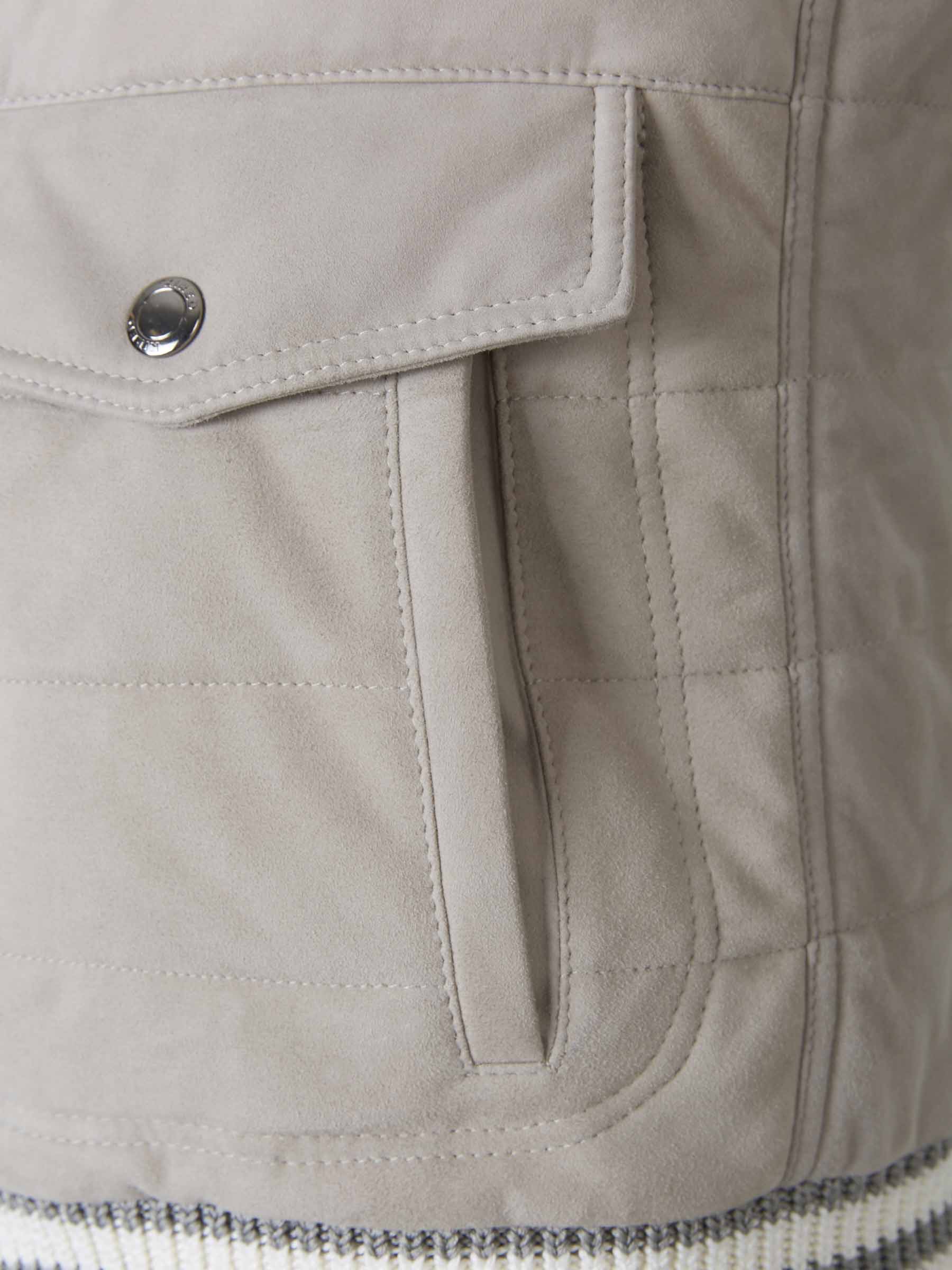 Kired Chaleco Bolsillos Piel color Marrón sku 544-000414 02 - Foto 3