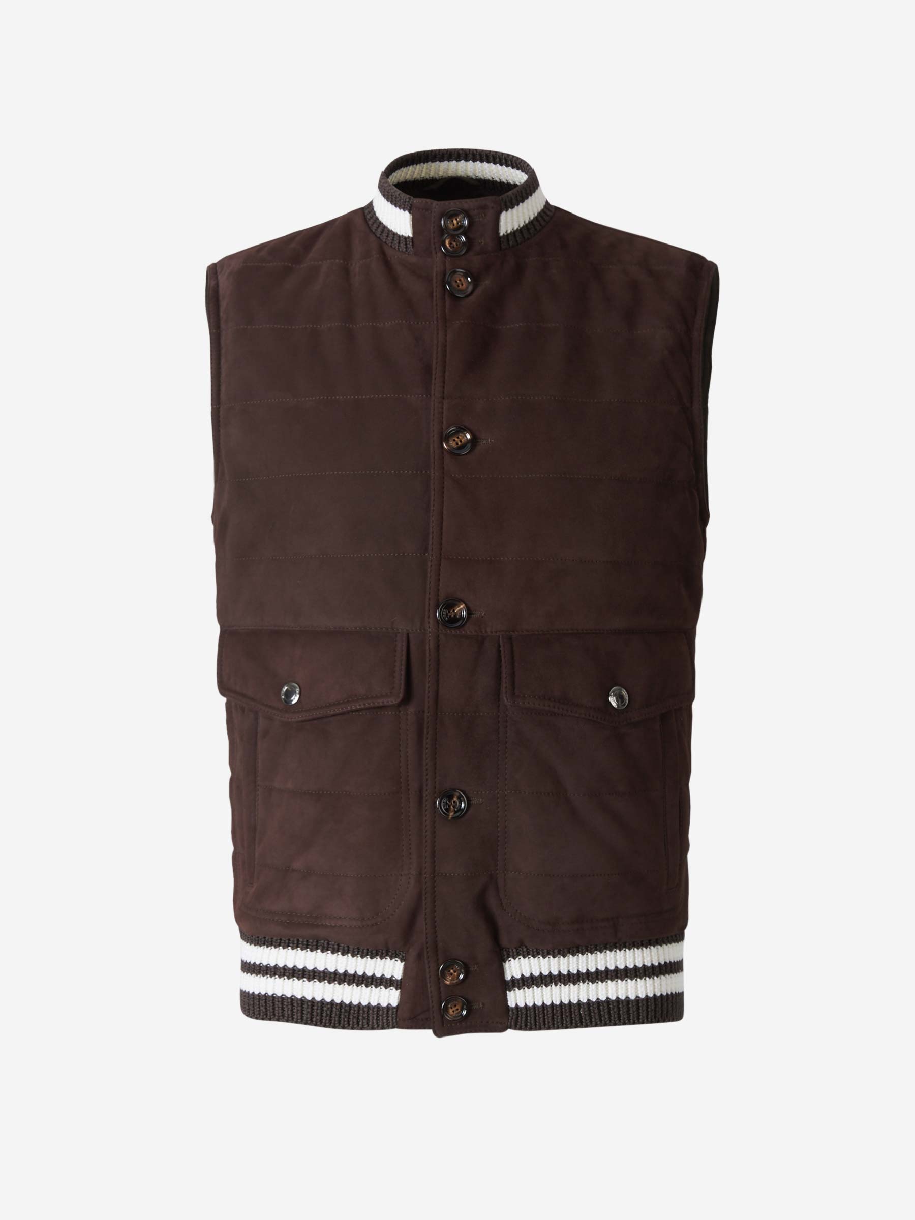 Kired Chaleco Bolsillos Piel color Marrón sku 544-000414 02 - Foto 5