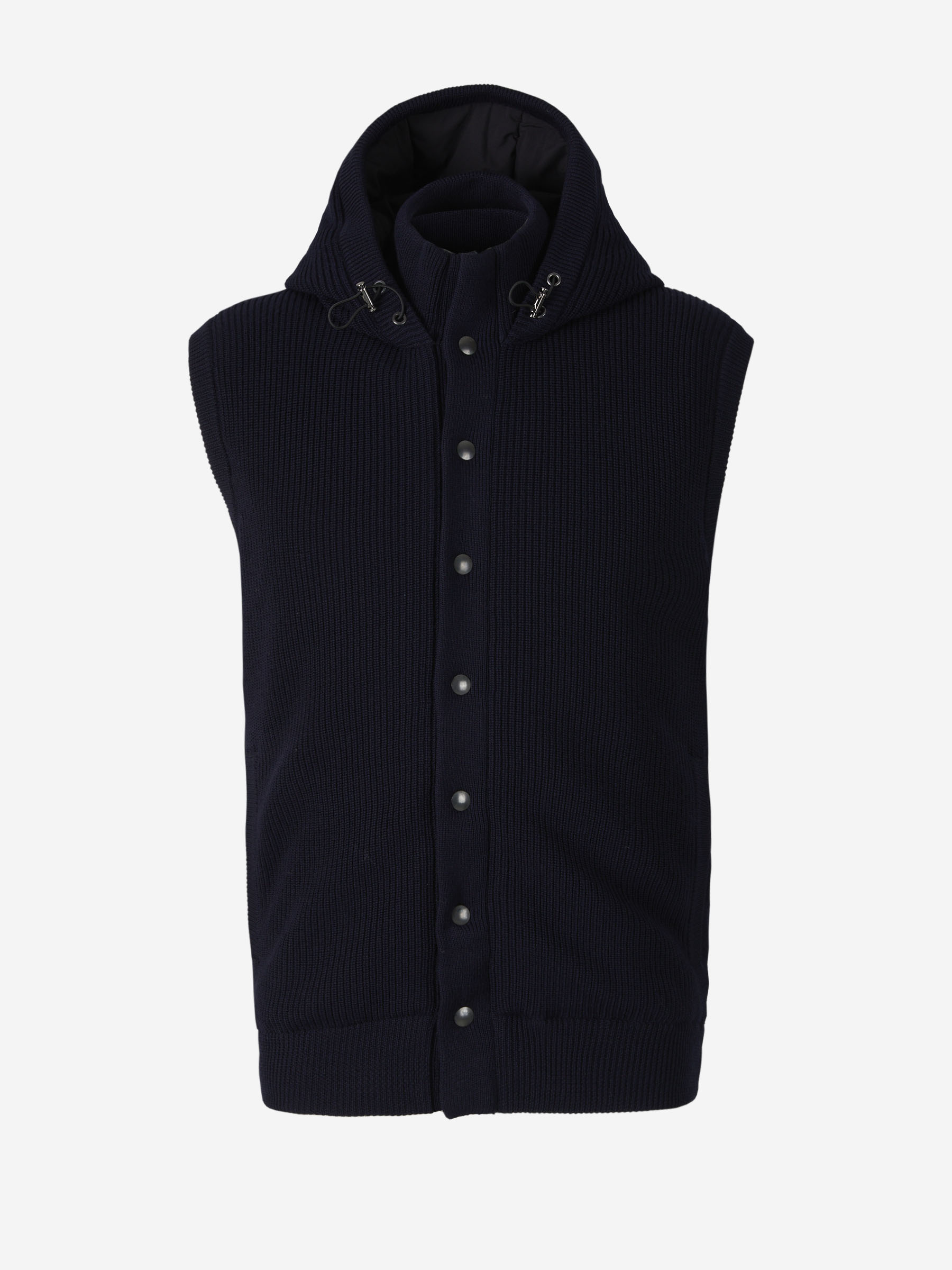 Gran Sasso Chaleco Acolchado Punto color Azul Noche sku 544-000437 01 - Foto 1