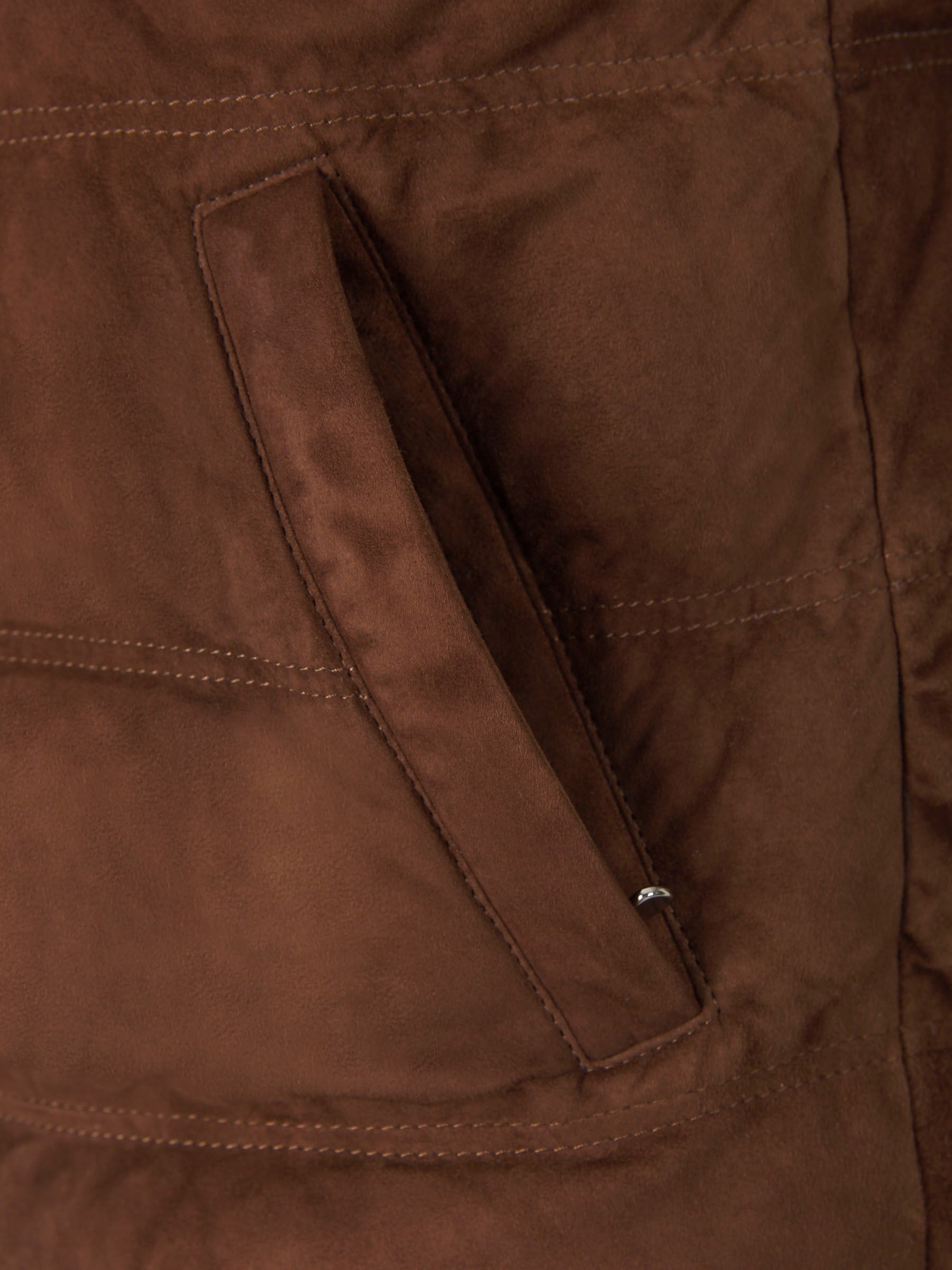 Santa Eulalia Chaleco Ante Plumón color Marrón sku 544-000438 01 - Foto 4