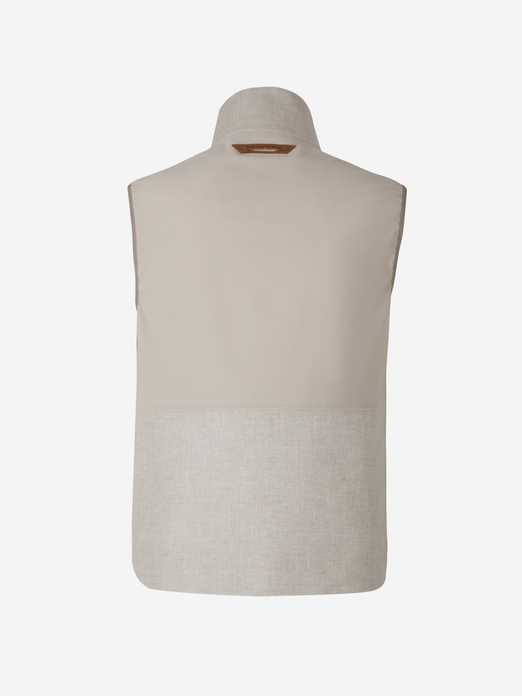 Sease Chaleco Parches Lino color Gris Claro sku 544-000466 00 - Foto 2