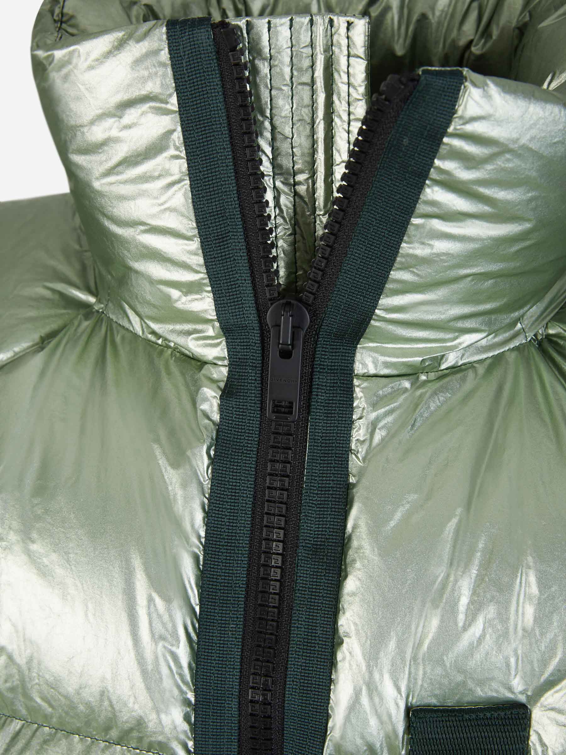 Givenchy Chaleco Fibra Sintética color Verde Claro sku 544-000493 01 - Foto 3