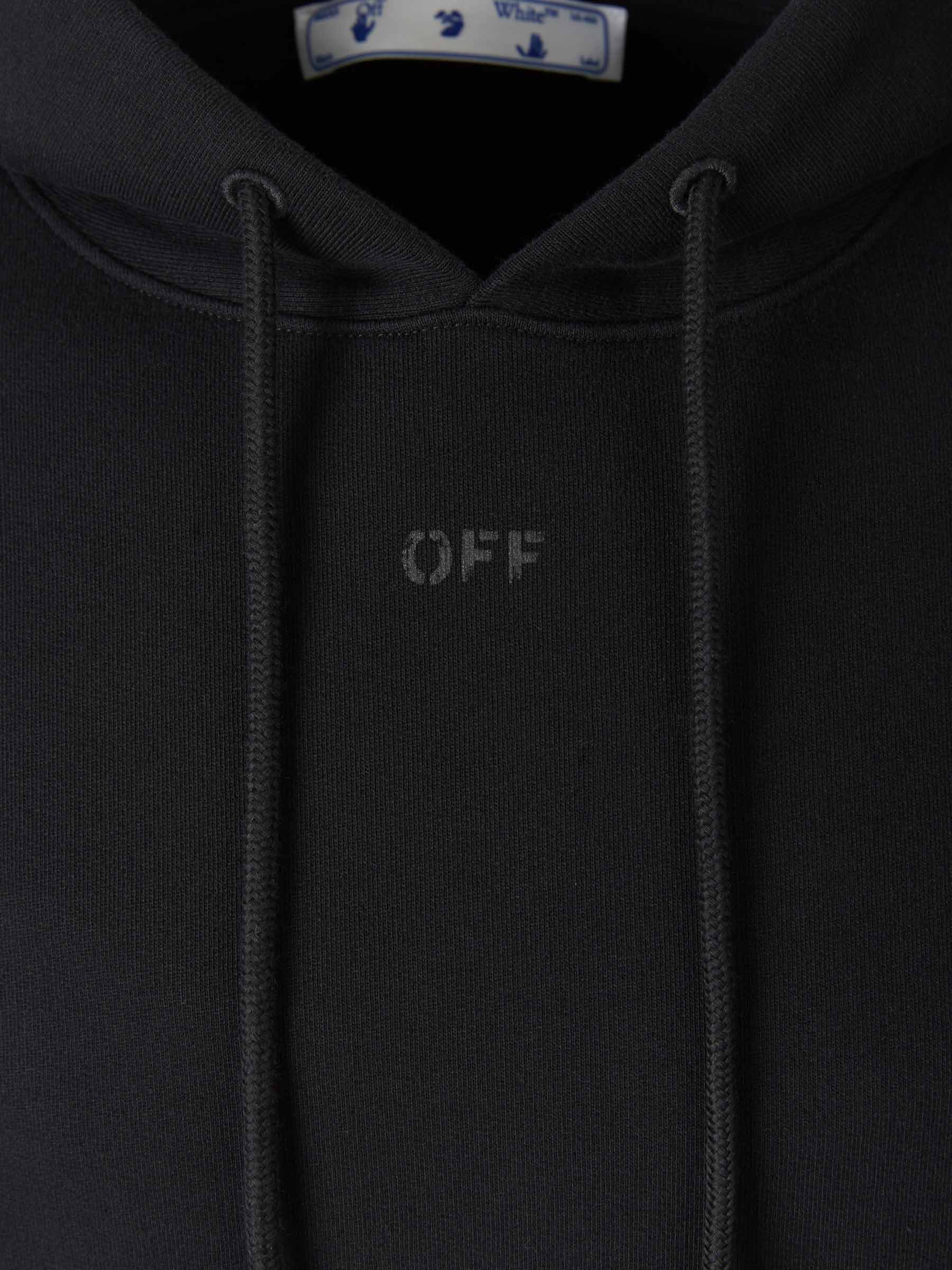 Outlet online Off-White Hombre Sudadera Arrow Capucha color Negro sku 545-000774 01 - Foto 3