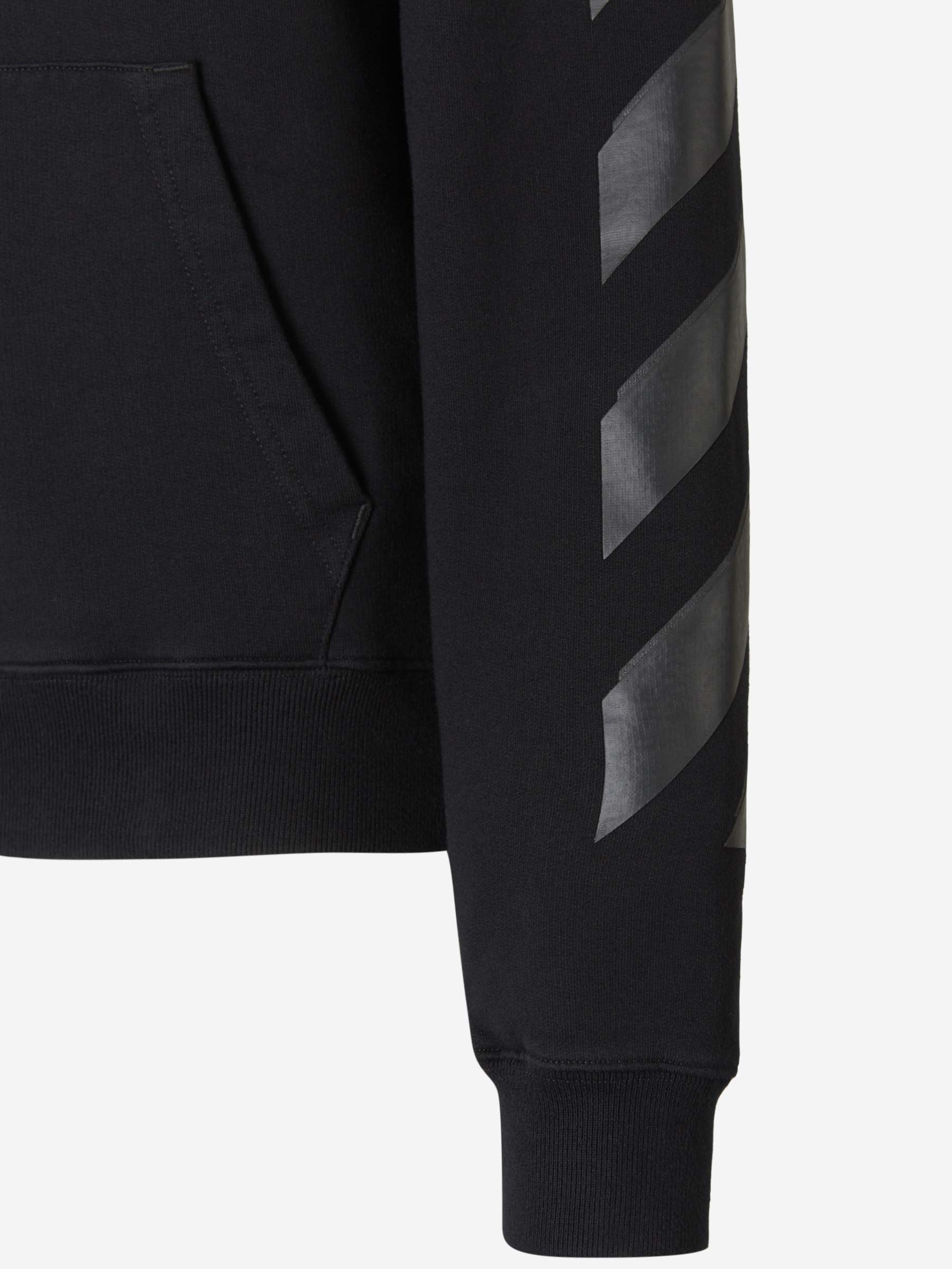 Outlet online Off-White Hombre Sudadera Arrow Capucha color Negro sku 545-000774 01 - Foto 4
