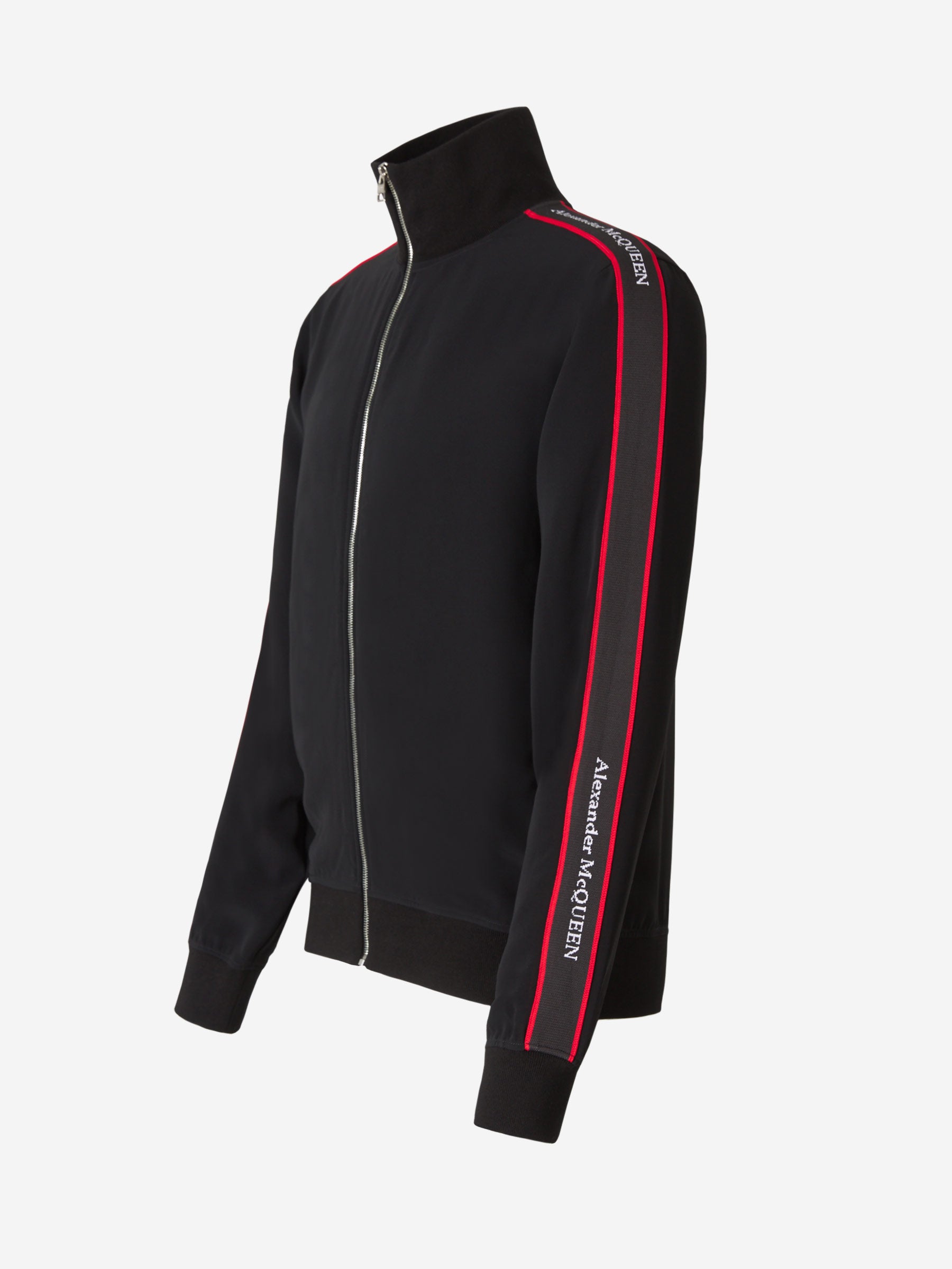 Outlet online Alexander McQueen Hombre Sudadera Cremallera Logo color Negro sku 545-000794 01 - Foto 2