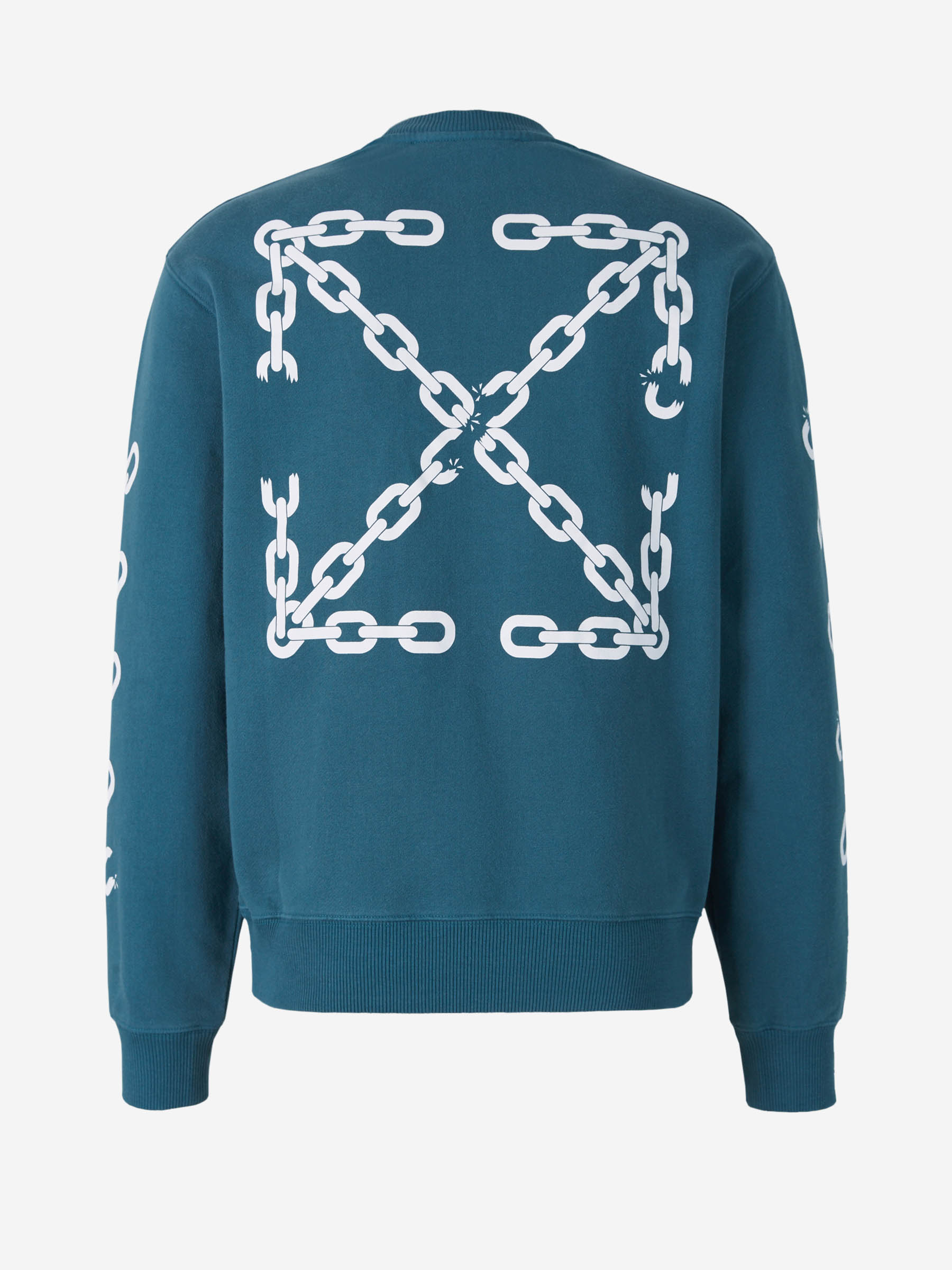 Outlet online Off-White Hombre Sudadera Arrows Cadena color Azul Cielo sku 545-001050 02 - Foto 2