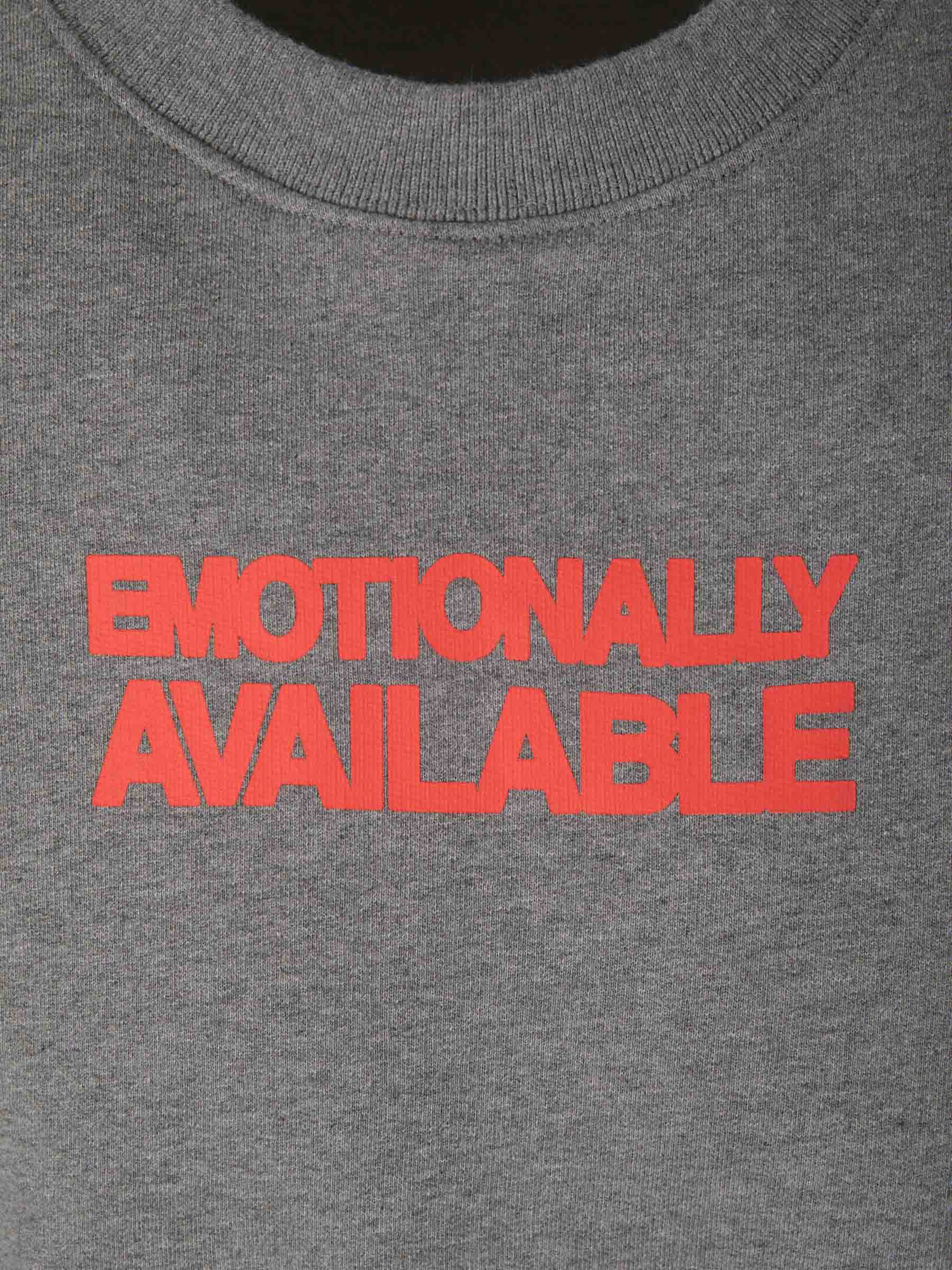 Outlet online Off-White Hombre Sudadera Emotionaly Available color Gris Claro sku 545-001052 01 - Foto 3