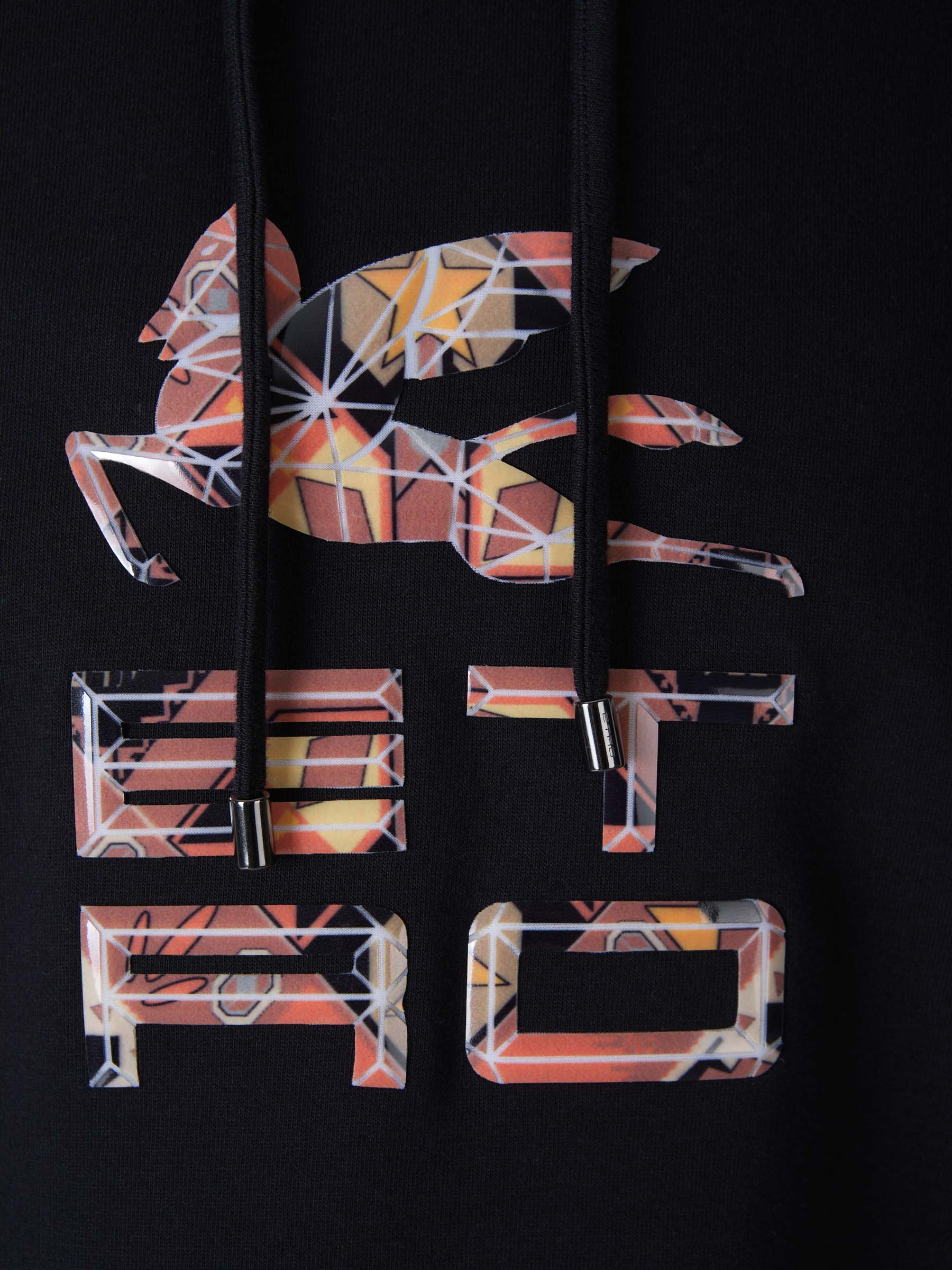 Etro Sudadera Logo Cube color Negro sku 545-001057 01 - Foto 3