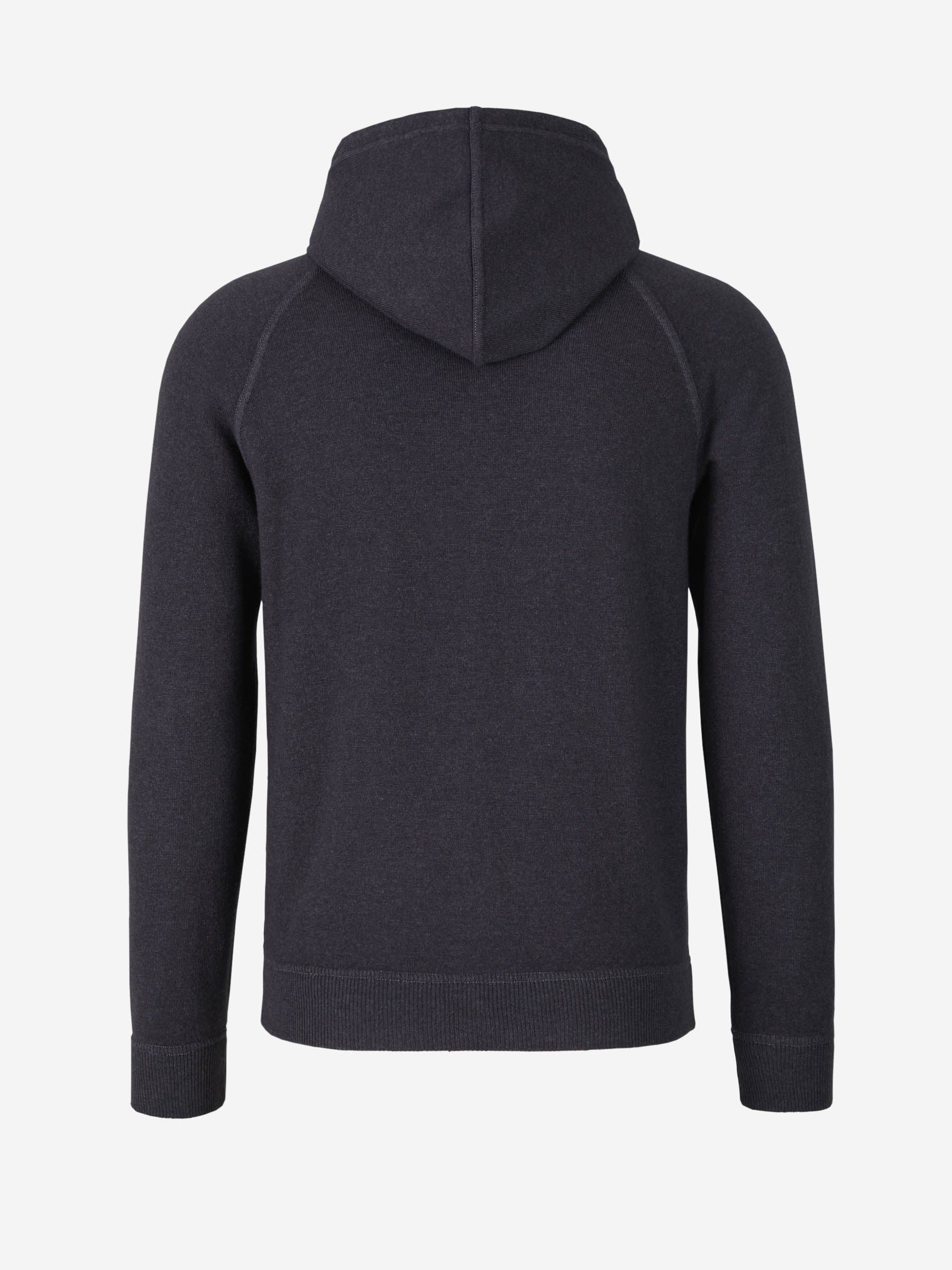 Outlet online Gran Sasso Hombre Sudadera Punto Capucha color Gris Carbón sku 545-001059 01 - Foto 2